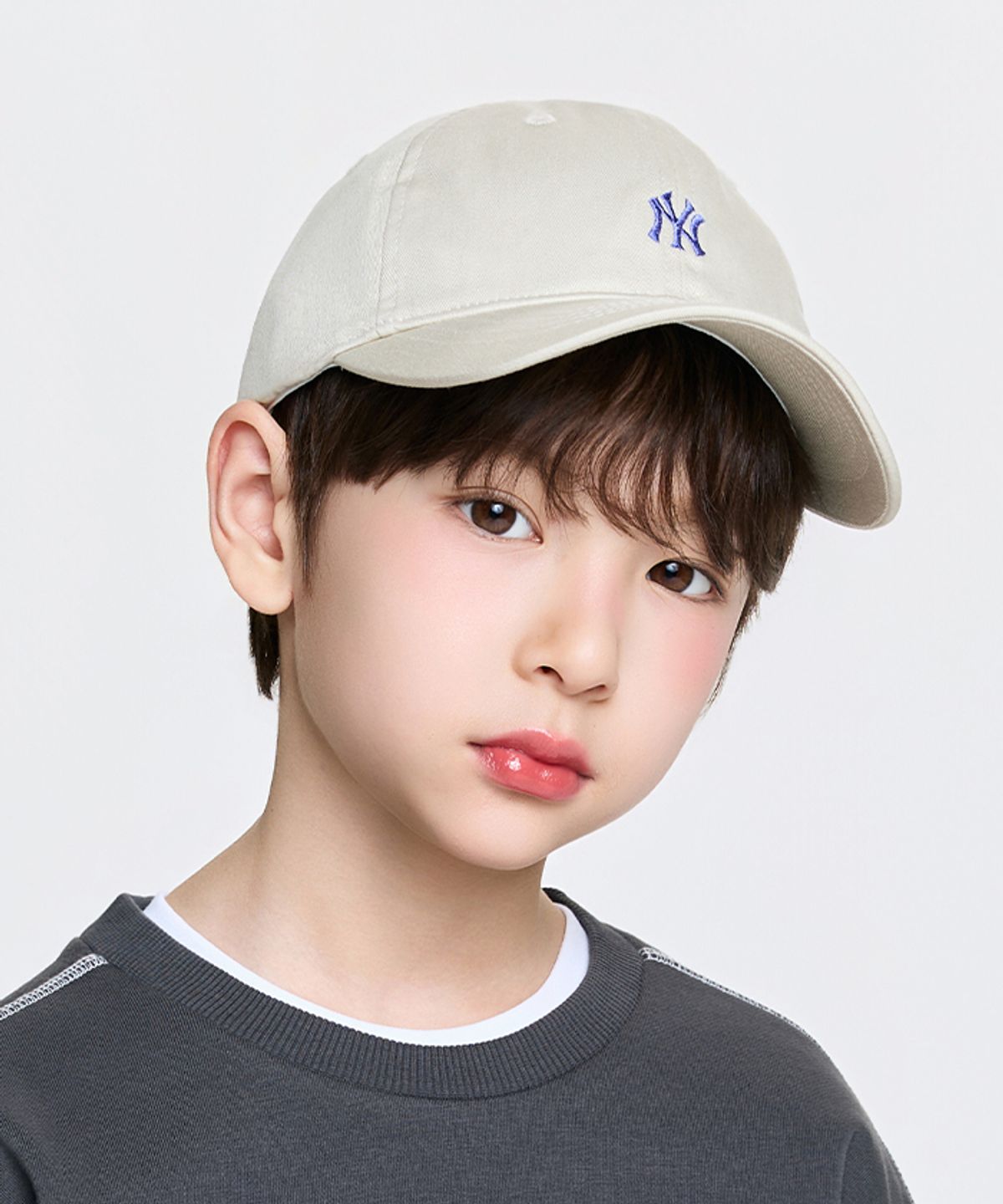 엠엘비 키즈(MLB KIDS) 나노 루키 볼캡 NY (D.Cream)