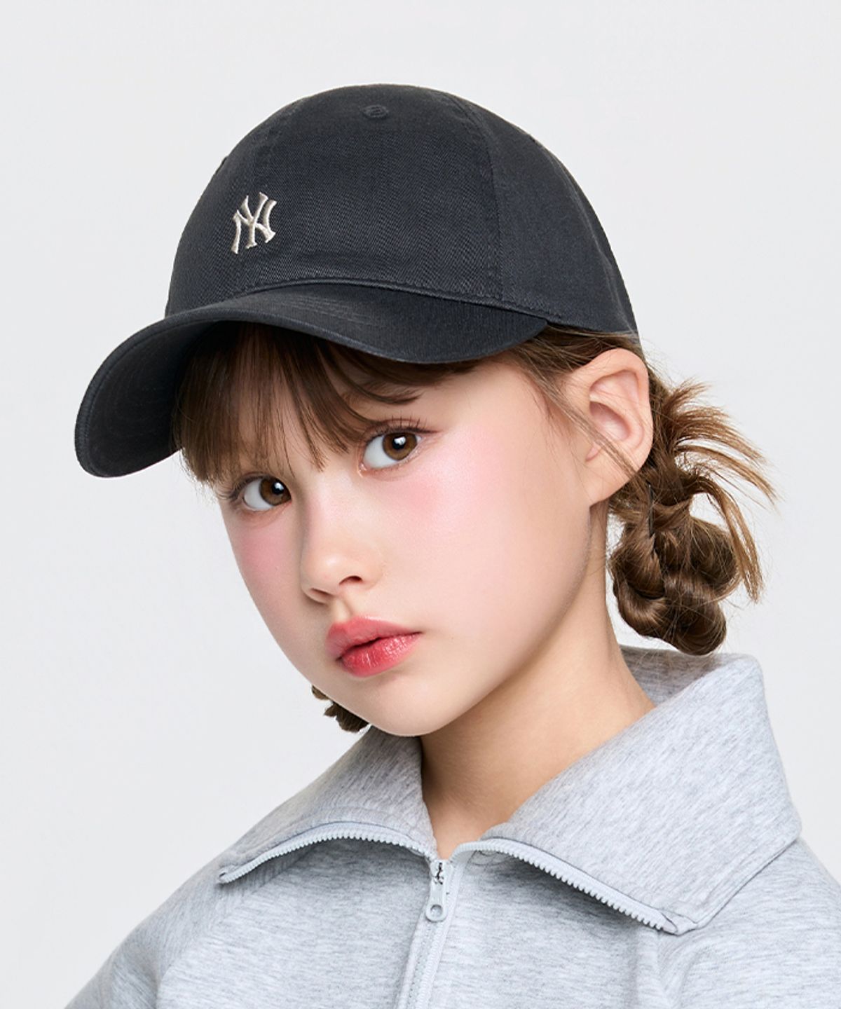 엠엘비 키즈(MLB KIDS) 나노 루키 볼캡 NY (D.Grey)