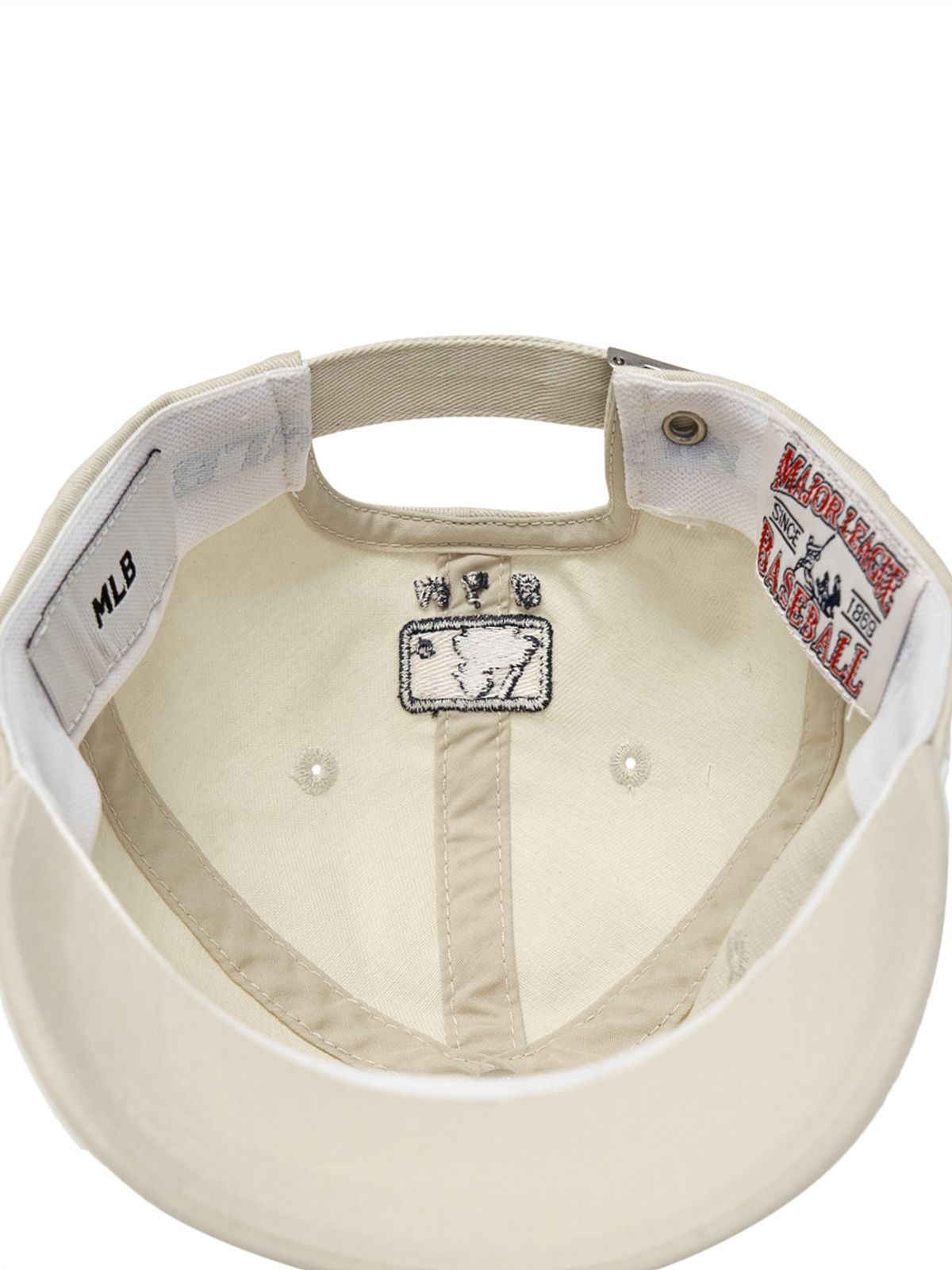 엠엘비 키즈(MLB KIDS) 스몰 스트릿 로고 볼캡 NY (D.Cream)