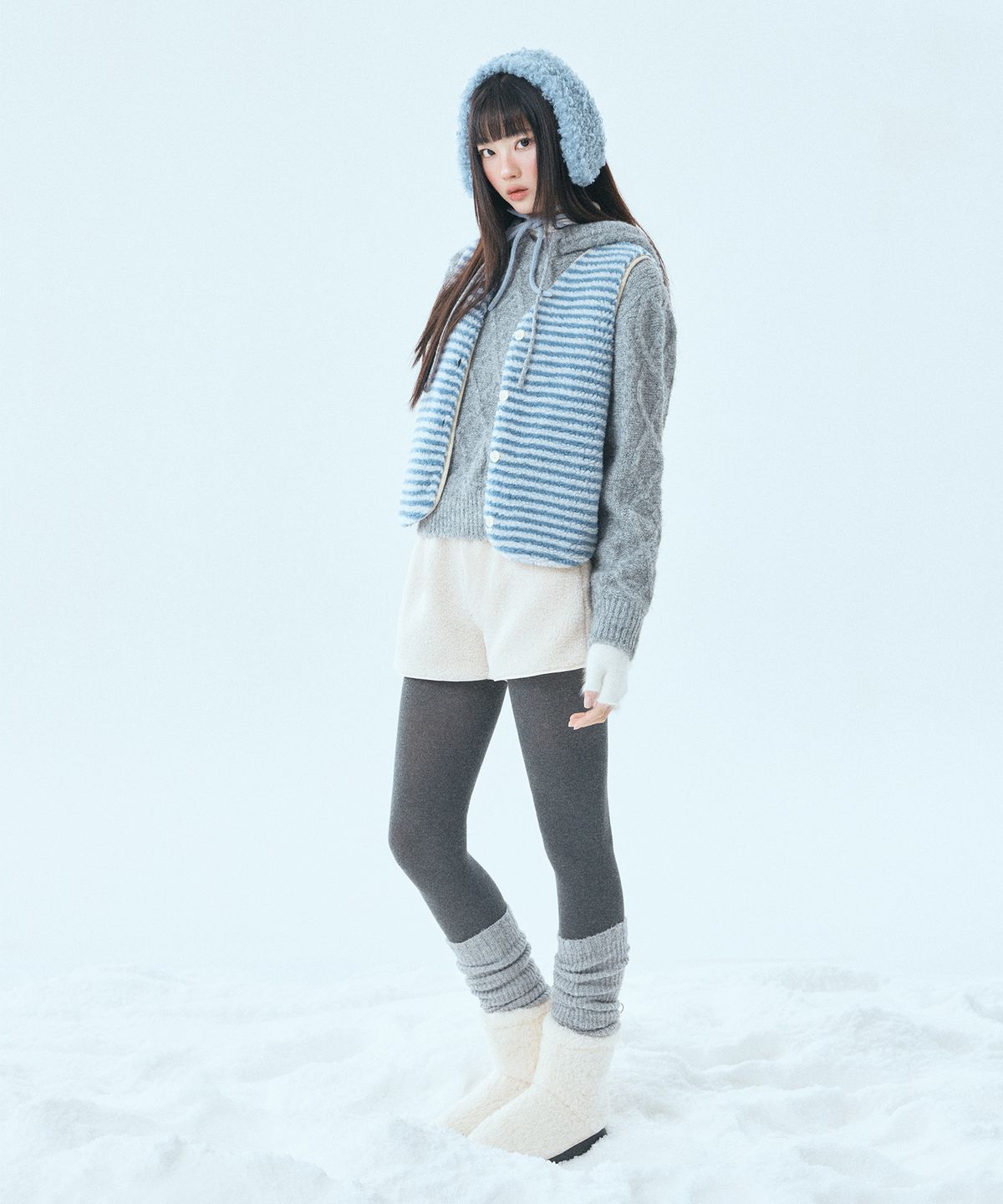 미쏘(MIXXO) 뽀글이 귀도리_MIAAMG27SS