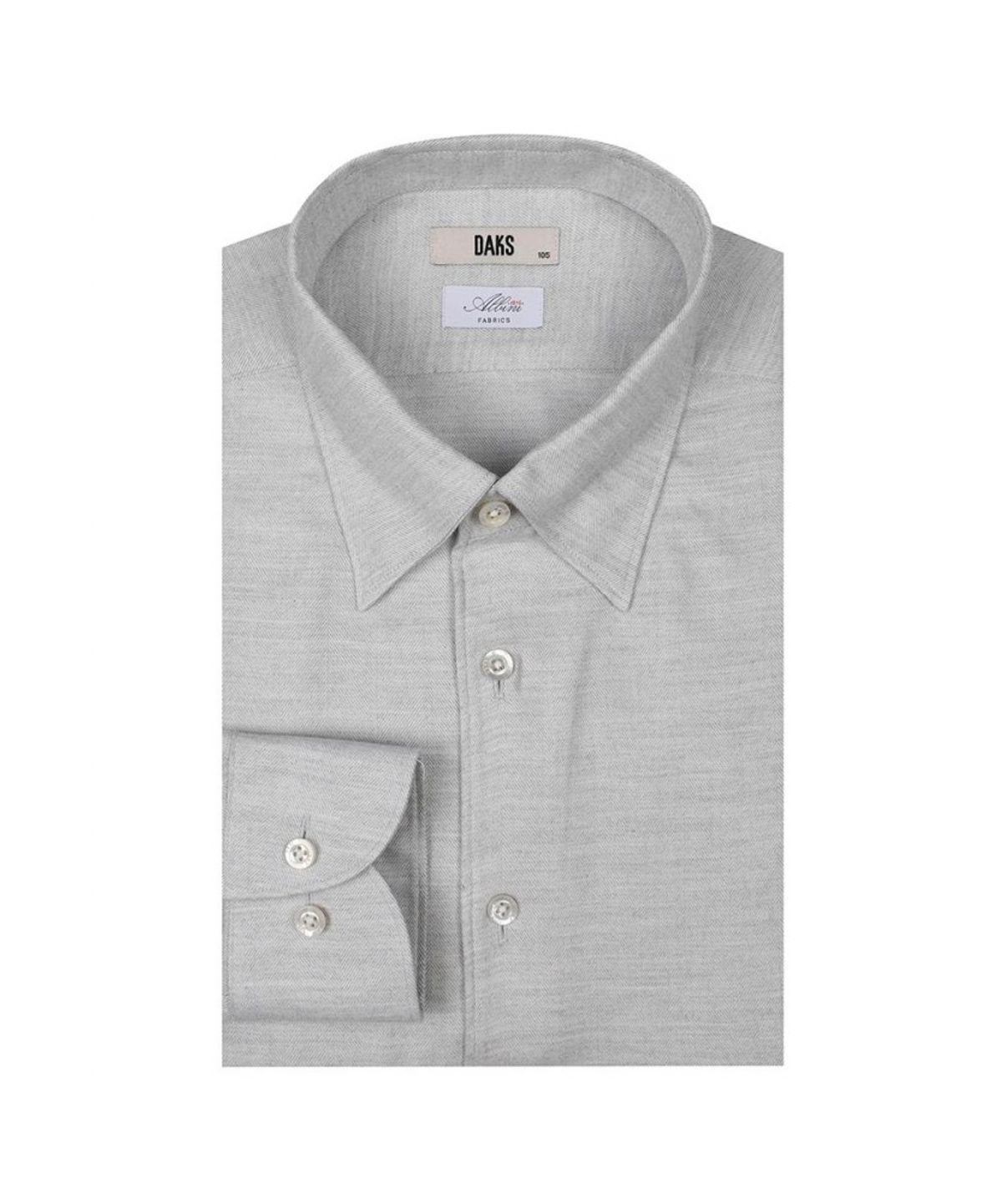 닥스셔츠(DAKS SHIRTS) 기모 면혼방 이지케어 솔리드패턴 드레스셔츠 컴포트슬림핏_DLW1SHDL293G1