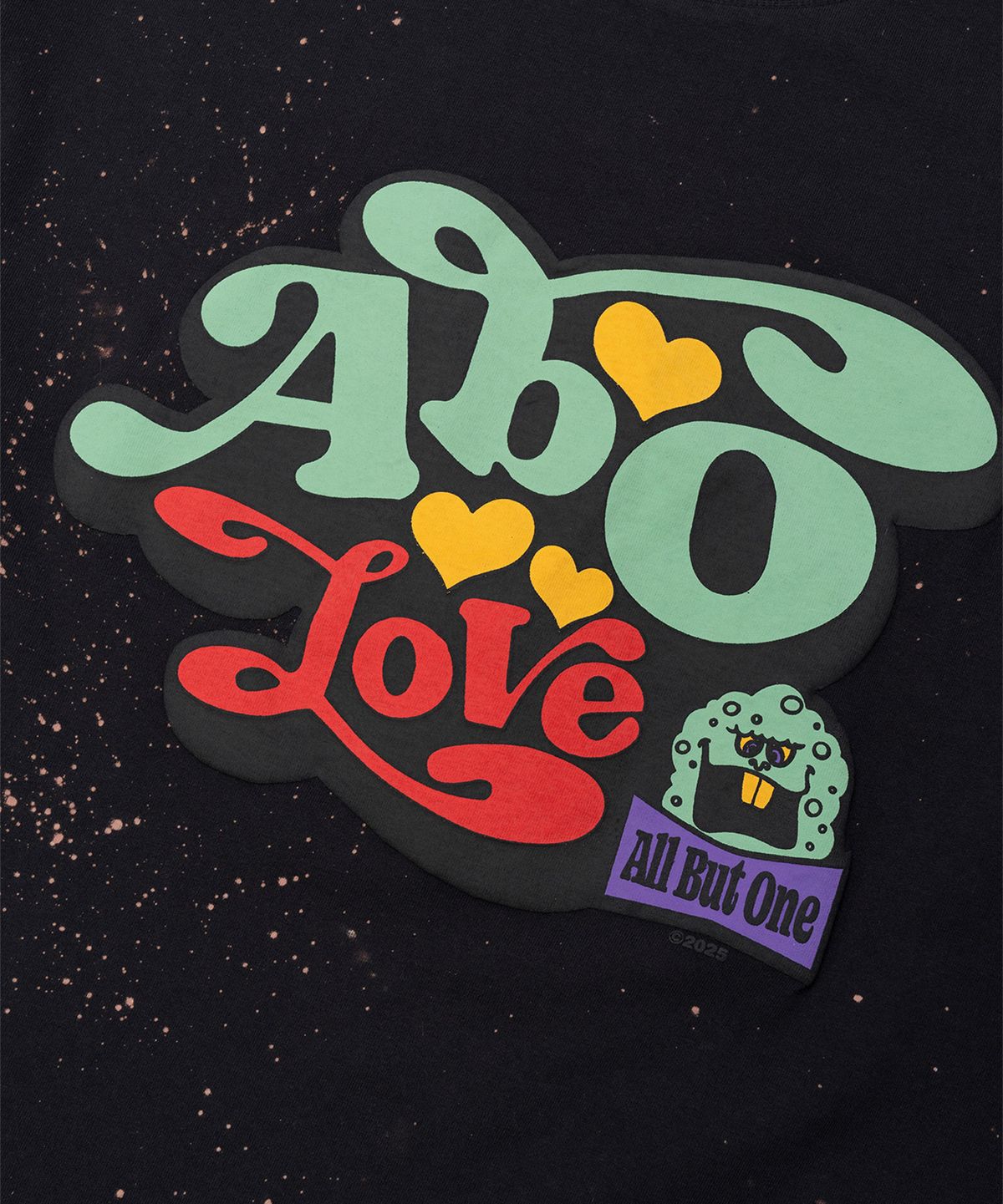 올벗원(ALLBUTONE) 러브 롱슬리브 티셔츠 웻 시멘트