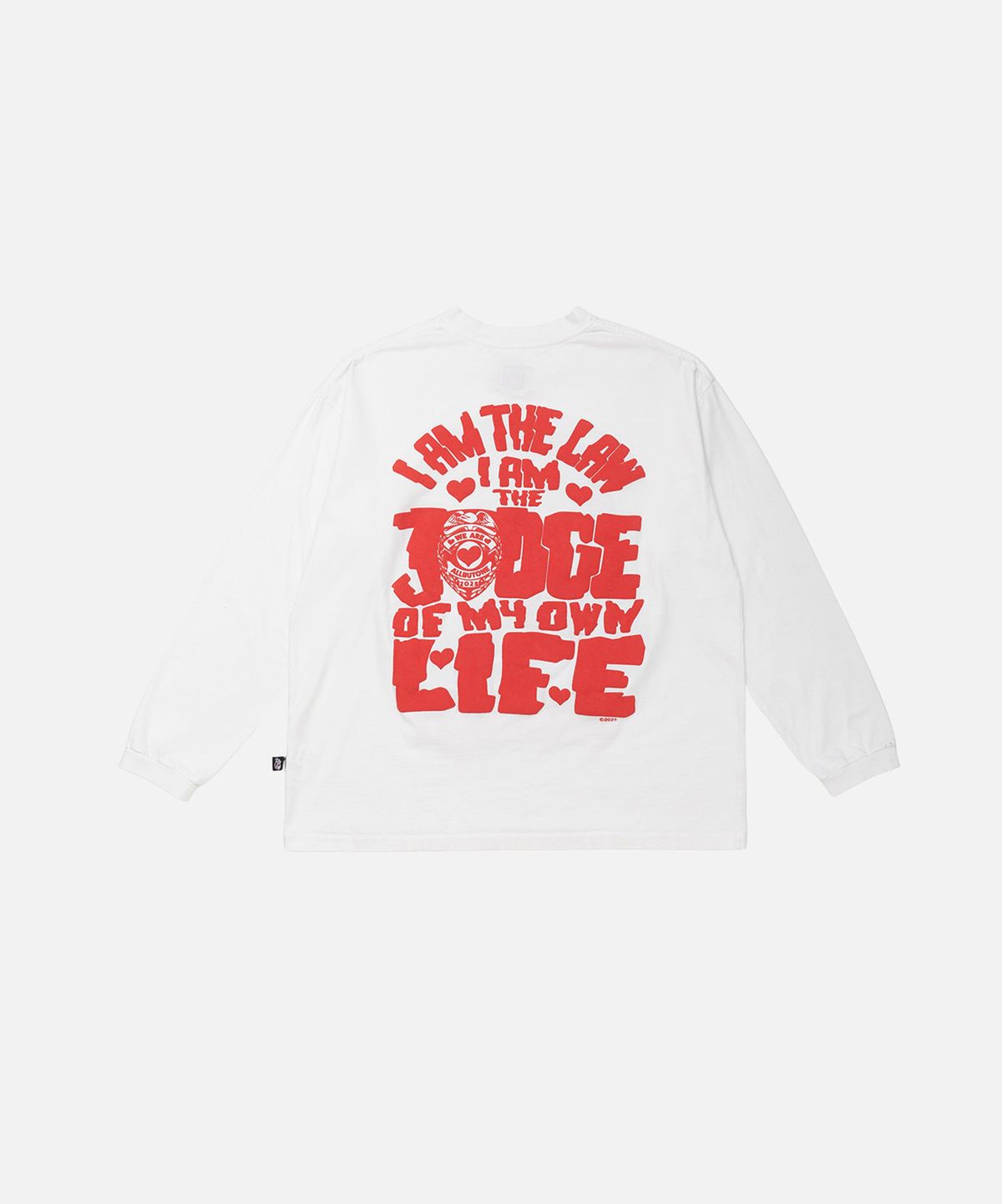올벗원(ALLBUTONE) 블레스드 롱슬리브 티셔츠 클라우드