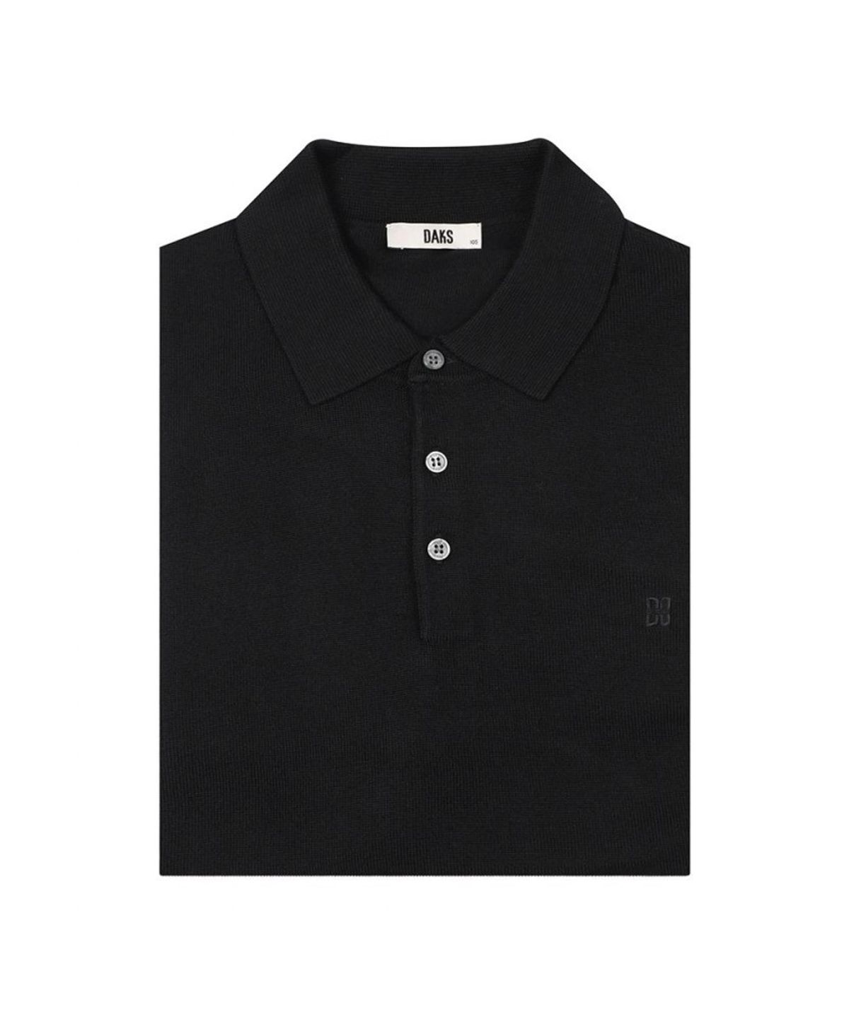닥스셔츠(DAKS SHIRTS) 울100 워셔블 카라니트_DLW1SWTL150K1