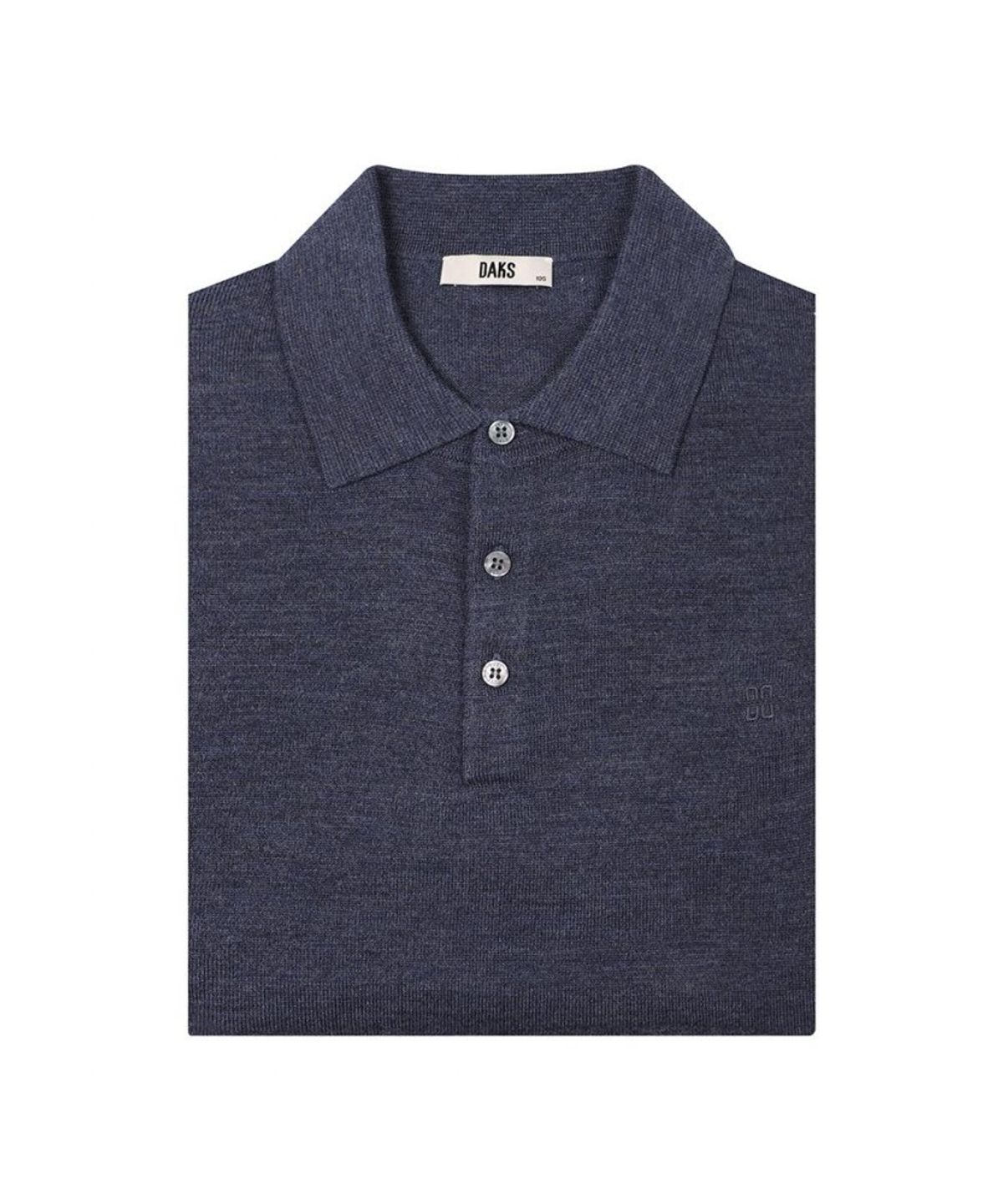닥스셔츠(DAKS SHIRTS) 울100 워셔블 카라니트_DLW1SWTL150B1