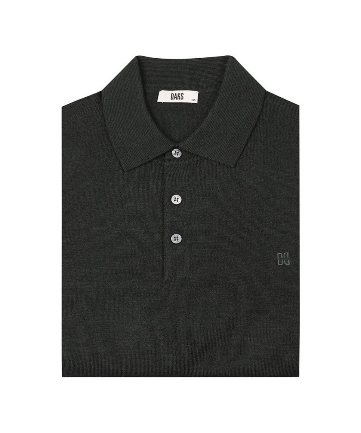 닥스셔츠(DAKS SHIRTS) 울100 워셔블 카라니트_DLW1SWTL150KK