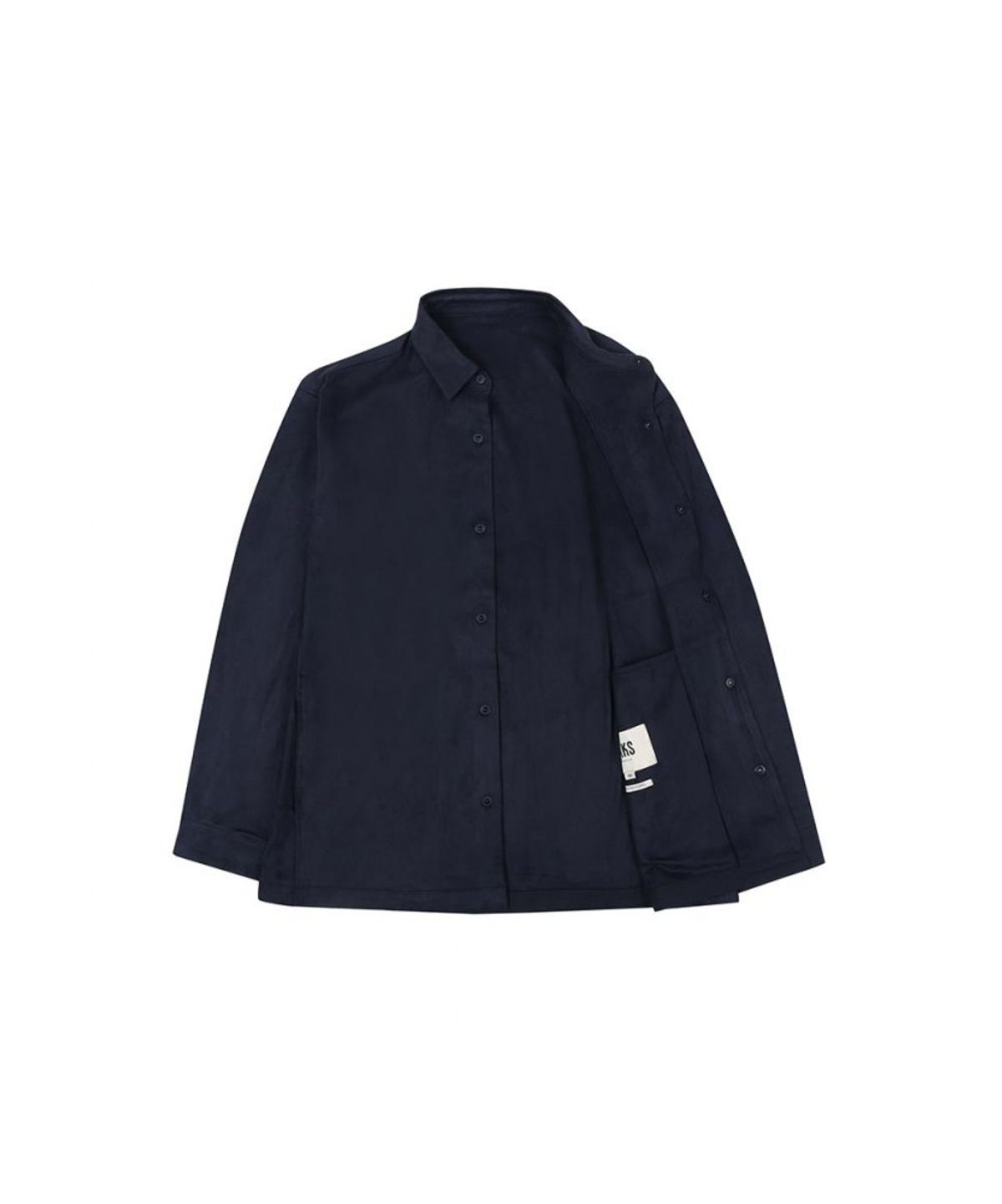 닥스셔츠(DAKS SHIRTS) 폴리혼방 노케어 스웨이드 캐주얼 셔켓_DLA1SHCL190N1