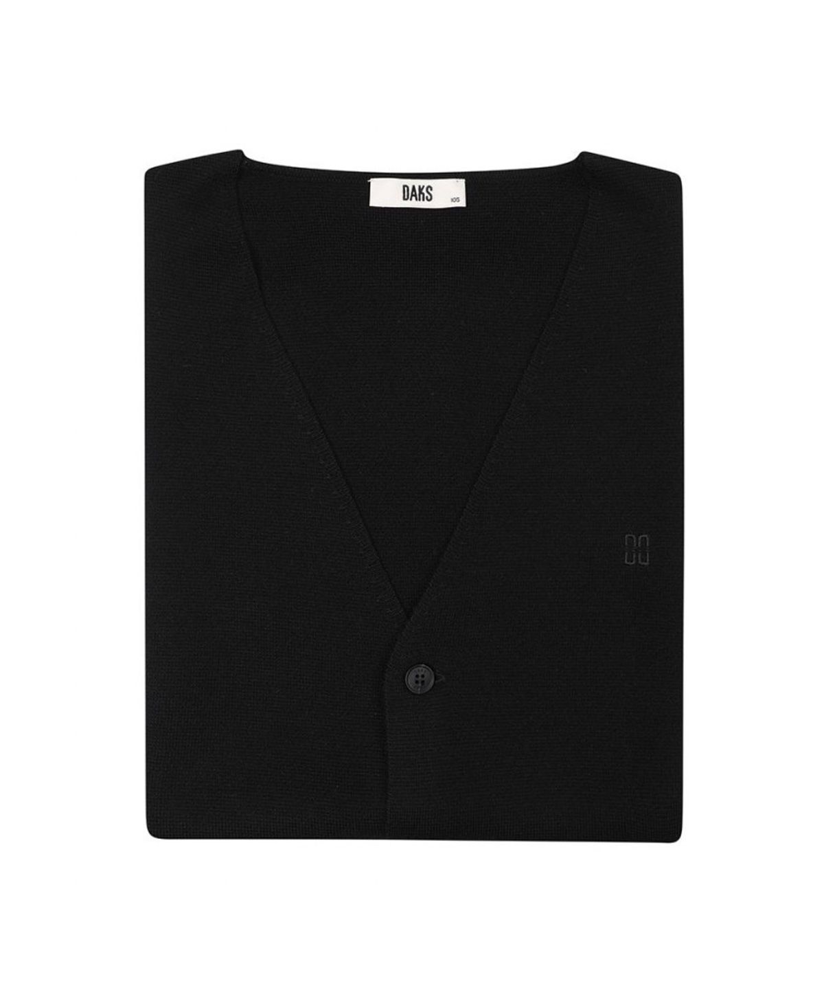 닥스셔츠(DAKS SHIRTS) 울100 오픈형 베스트_DLW1SWVE110K1