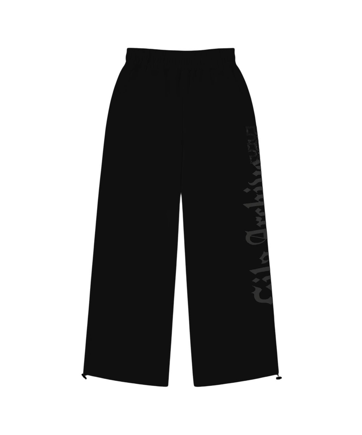 길라아카이브(GILAARCHIVE) SIDE CROSS LOGO SWEATPANTS_BLACK