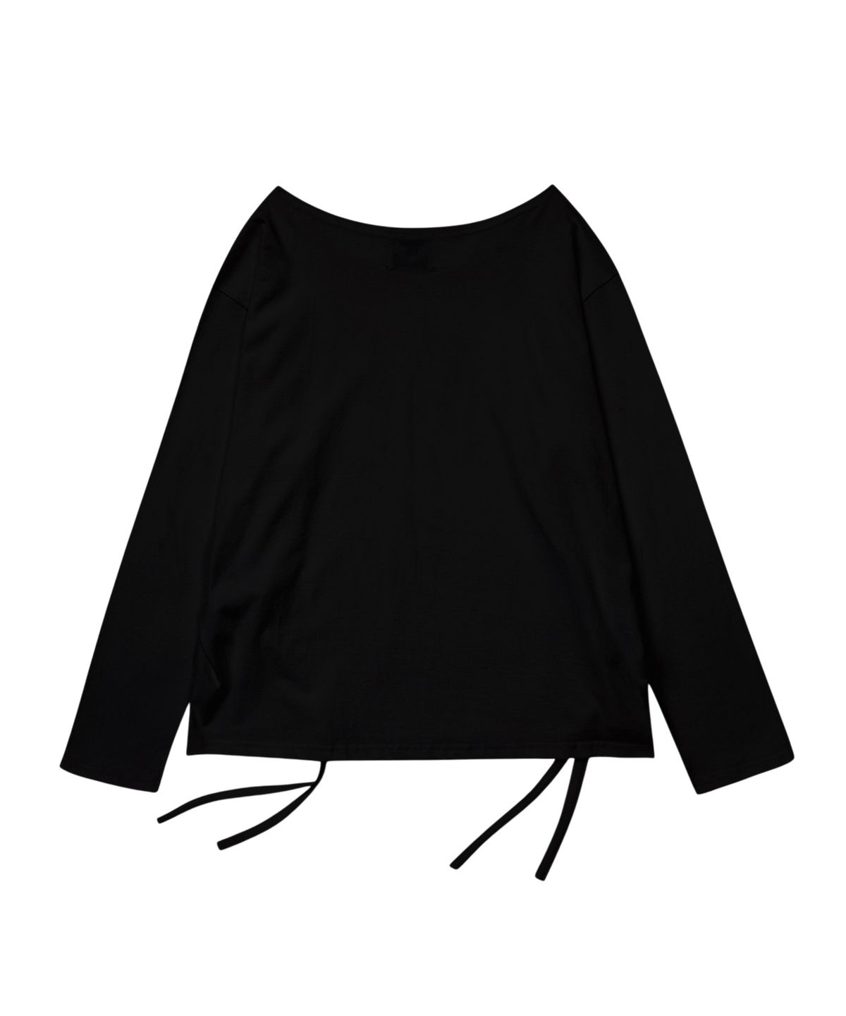 길라아카이브(GILAARCHIVE) ONE SHOULDER GRAPHIC LONG SLEEVE_BLACK