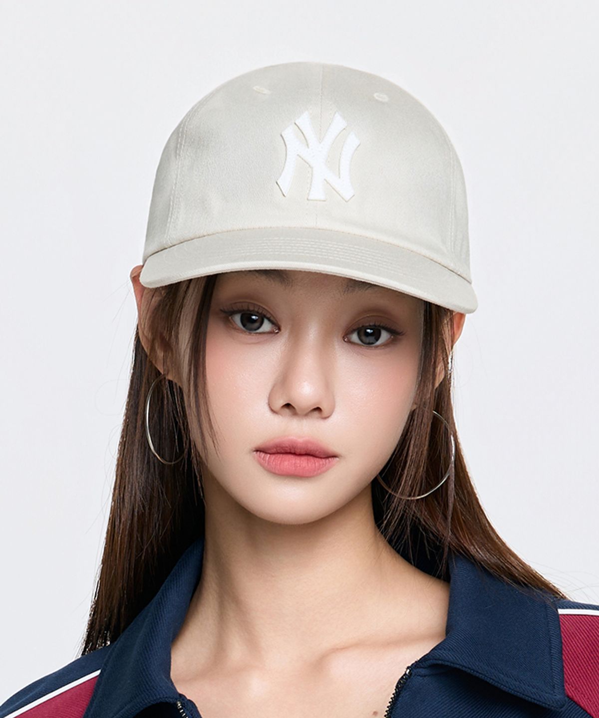 엠엘비(MLB) 조이 언스트럭쳐 볼캡 NY (Beige)