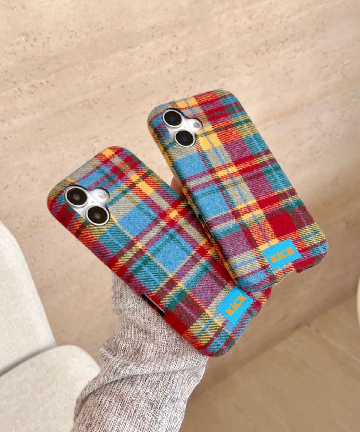 킥(KICK) Charles Fabric case