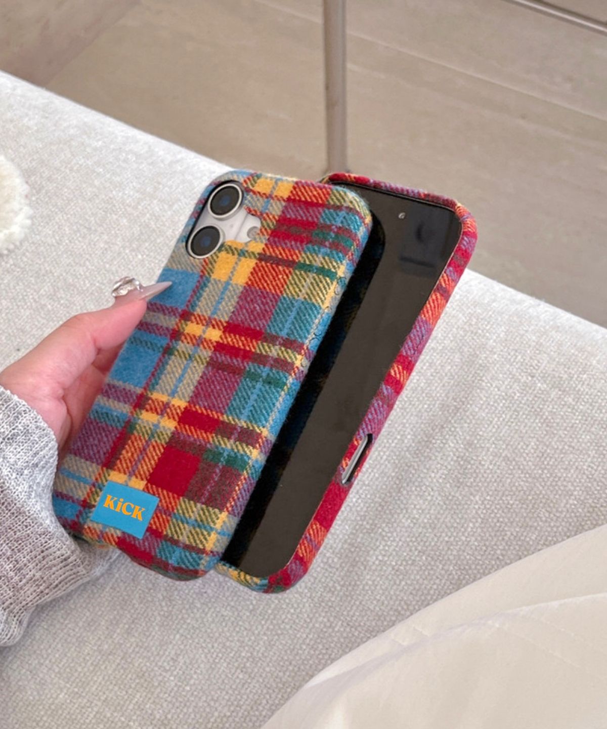 킥(KICK) Charles Fabric case