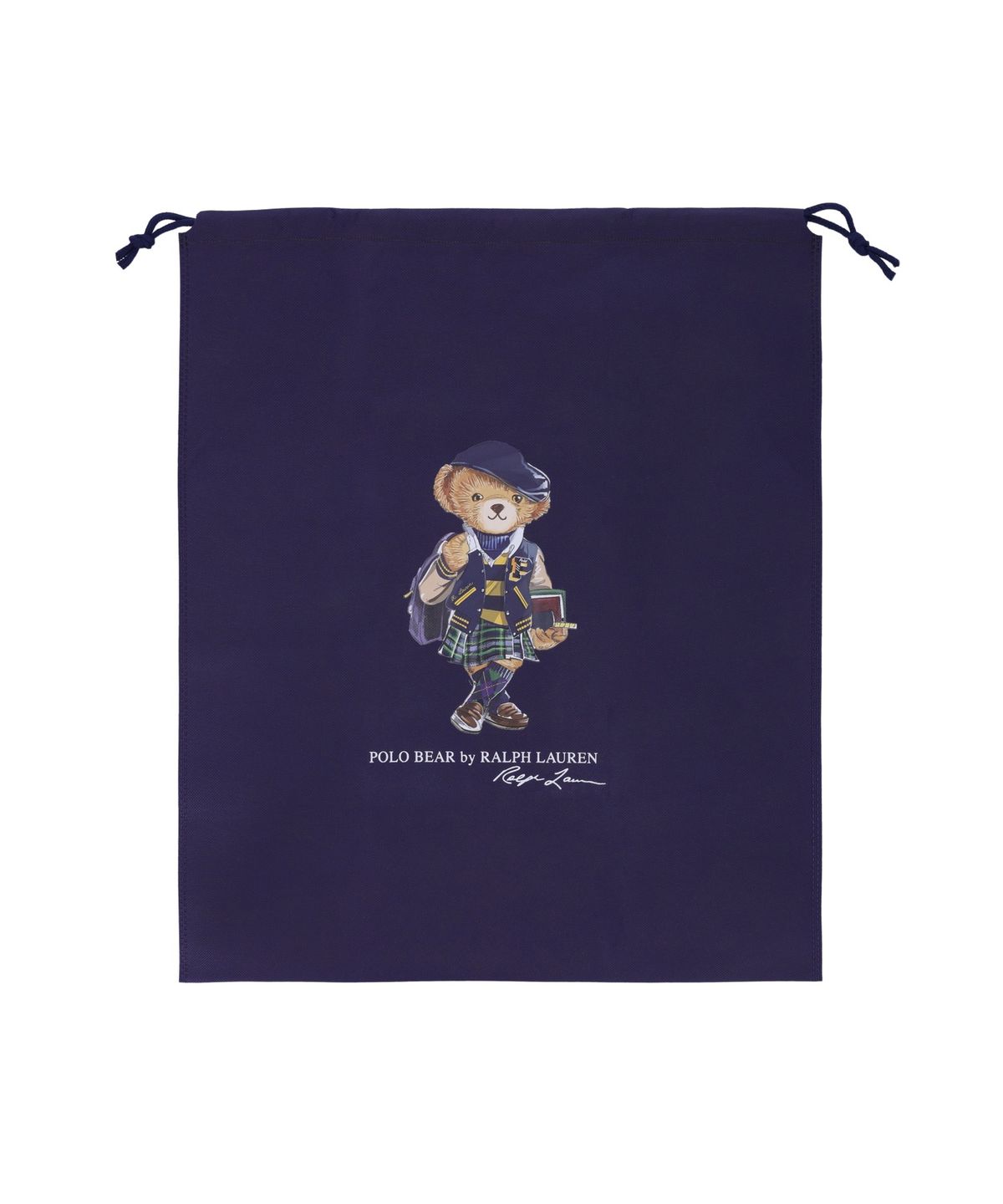 폴로 랄프 로렌 칠드런(POLO RALPH LAUREN CHILDREN) 플래드 백팩 앤 슈즈 백 세트-레드