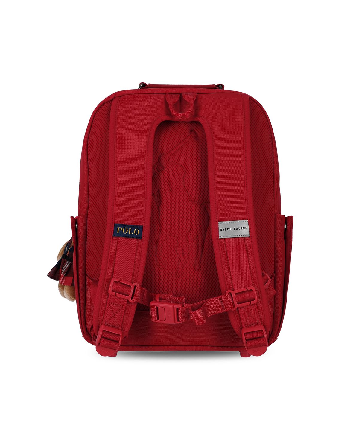 폴로 랄프 로렌 칠드런(POLO RALPH LAUREN CHILDREN) 플래드 백팩 앤 슈즈 백 세트-레드