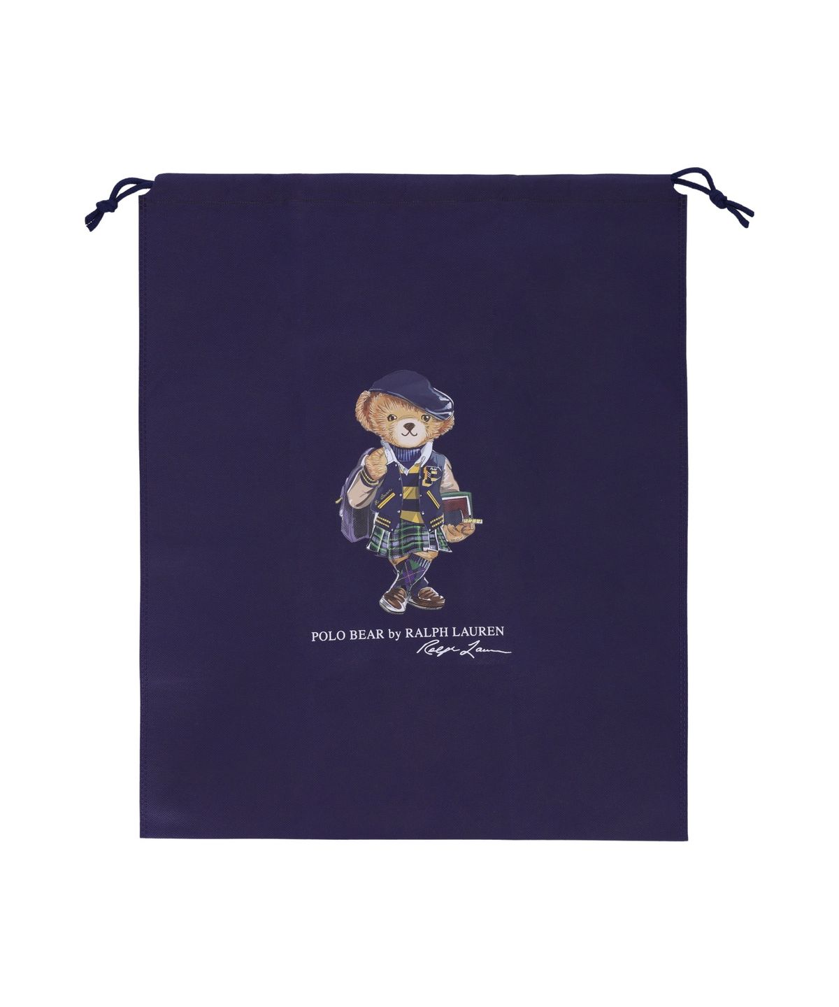 폴로 랄프 로렌 칠드런(POLO RALPH LAUREN CHILDREN) 로고 플로럴 백팩 앤 슈즈 백 세트-라이트 파스텔 퍼플