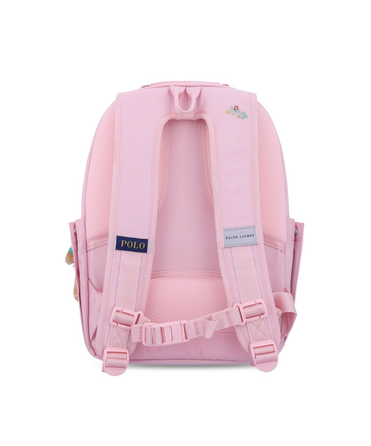폴로 랄프 로렌 칠드런(POLO RALPH LAUREN CHILDREN) 로고 플로럴 백팩 앤 슈즈 백 세트-핑크
