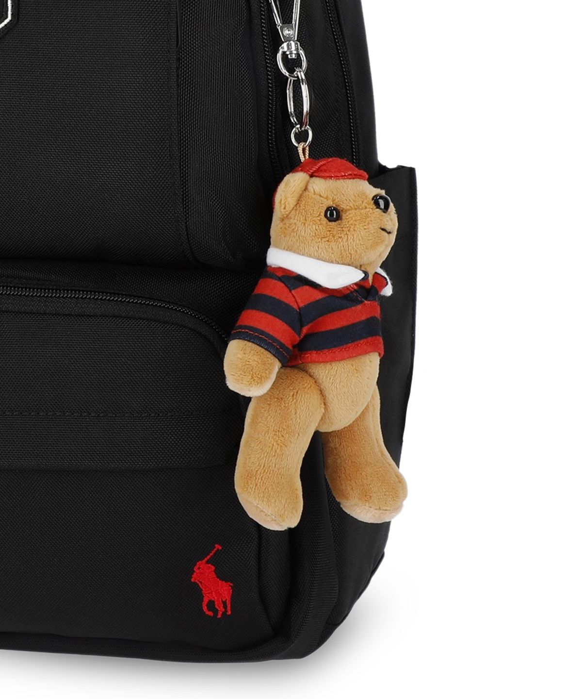 폴로 랄프 로렌 칠드런(POLO RALPH LAUREN CHILDREN) 레터 백팩 앤 슈즈 백 세트-블랙