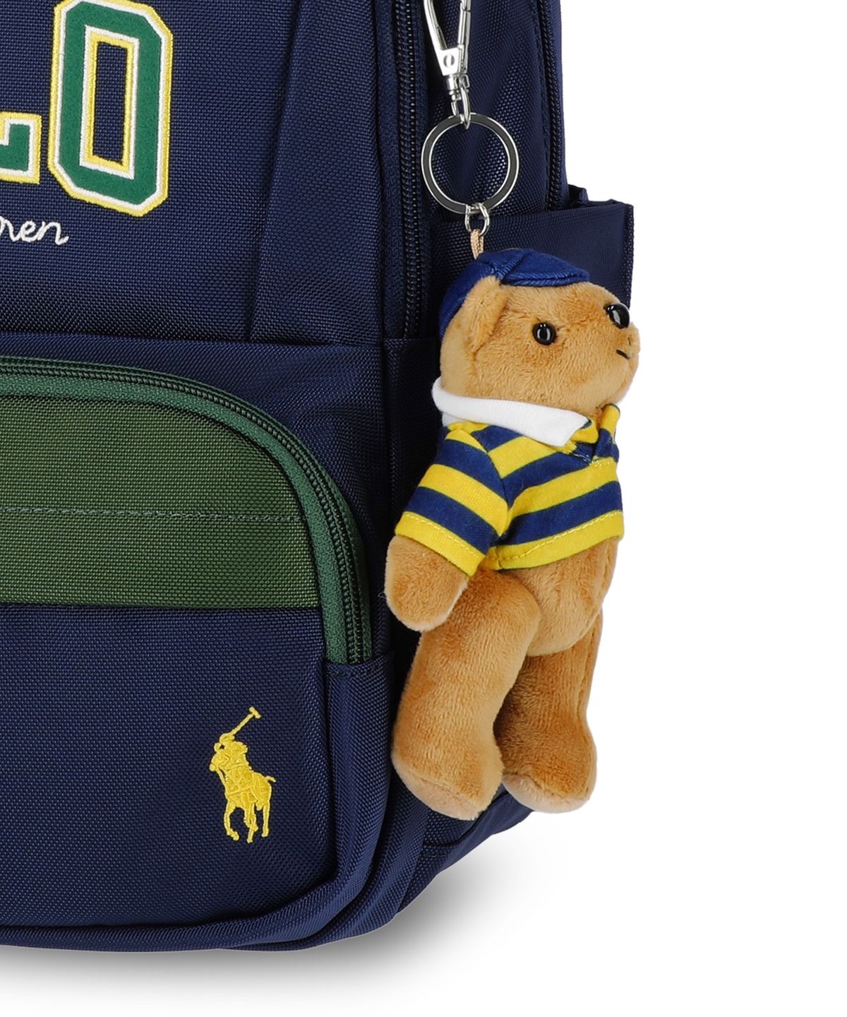 폴로 랄프 로렌 칠드런(POLO RALPH LAUREN CHILDREN) 로고 백팩 앤 슈즈 백 세트-네이비