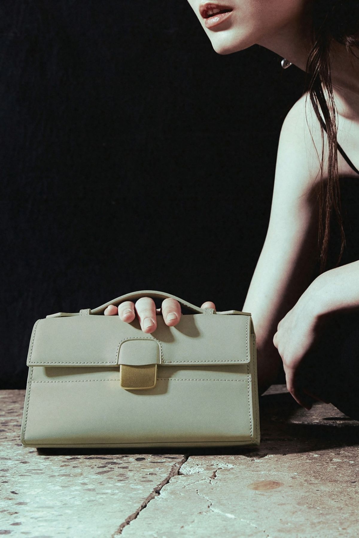 쿠론(COURONNE) Facade Tote 22 Webbing_RXBTX26111YEL