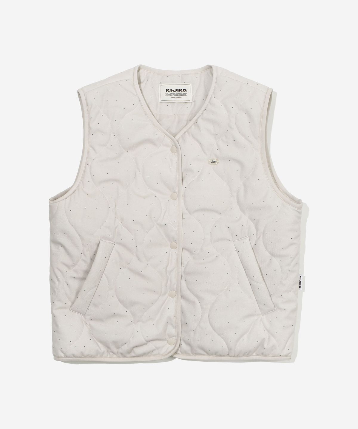 키지코(KIJIKO) ke103-Dot Vest Cream