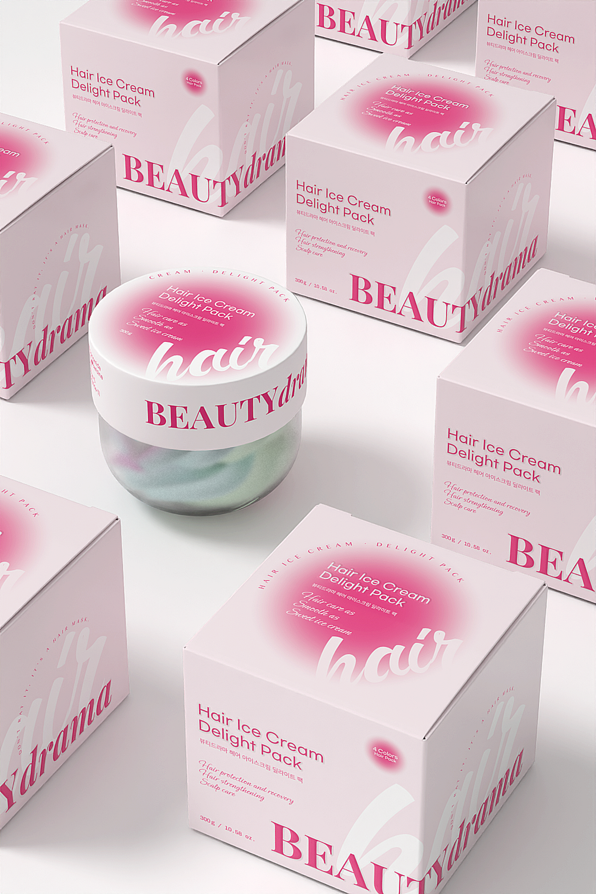 뷰티드라마(BEAUTYDRAMA) 헤어 아이스크림 딜라이트 팩