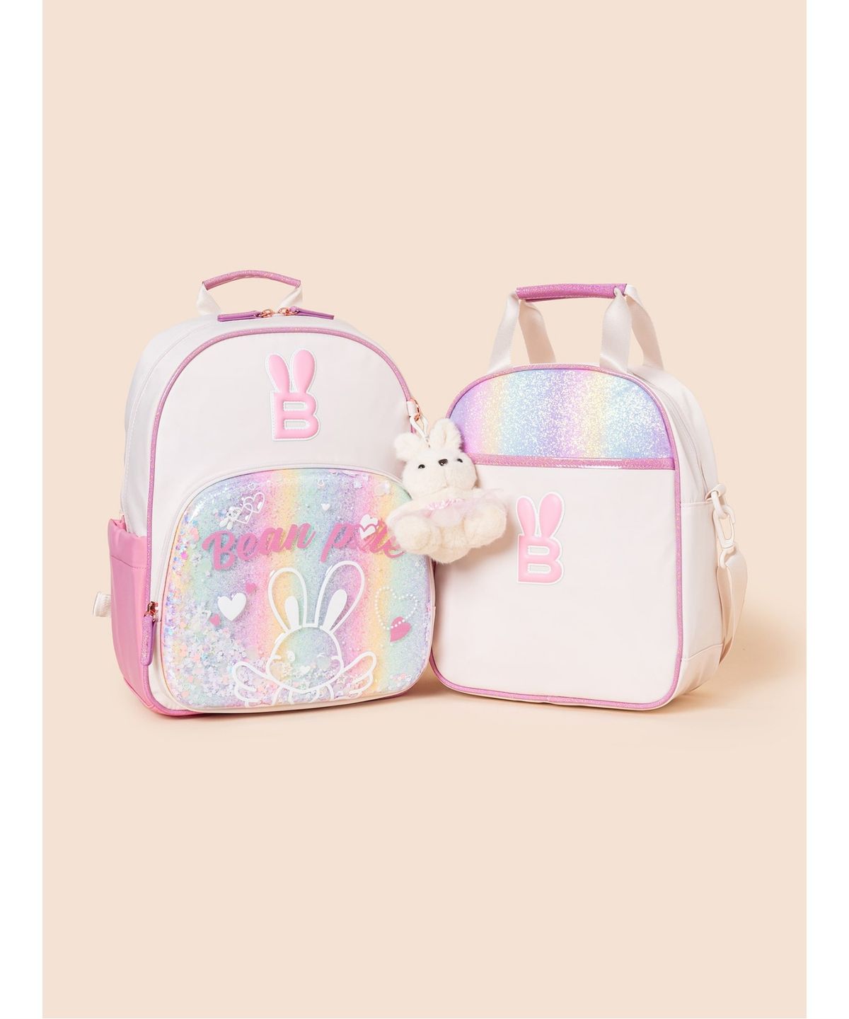 빈폴 키즈(BEANPOLE KIDS) 투명몰드 빙키 책가방 세트  아이보리 (PS001368580)