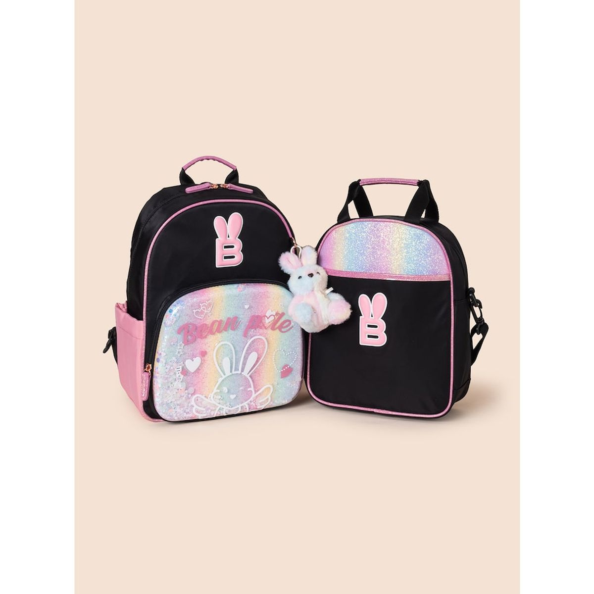빈폴 키즈(BEANPOLE KIDS) 투명몰드 빙키 책가방 세트  블랙 (PS001368595)
