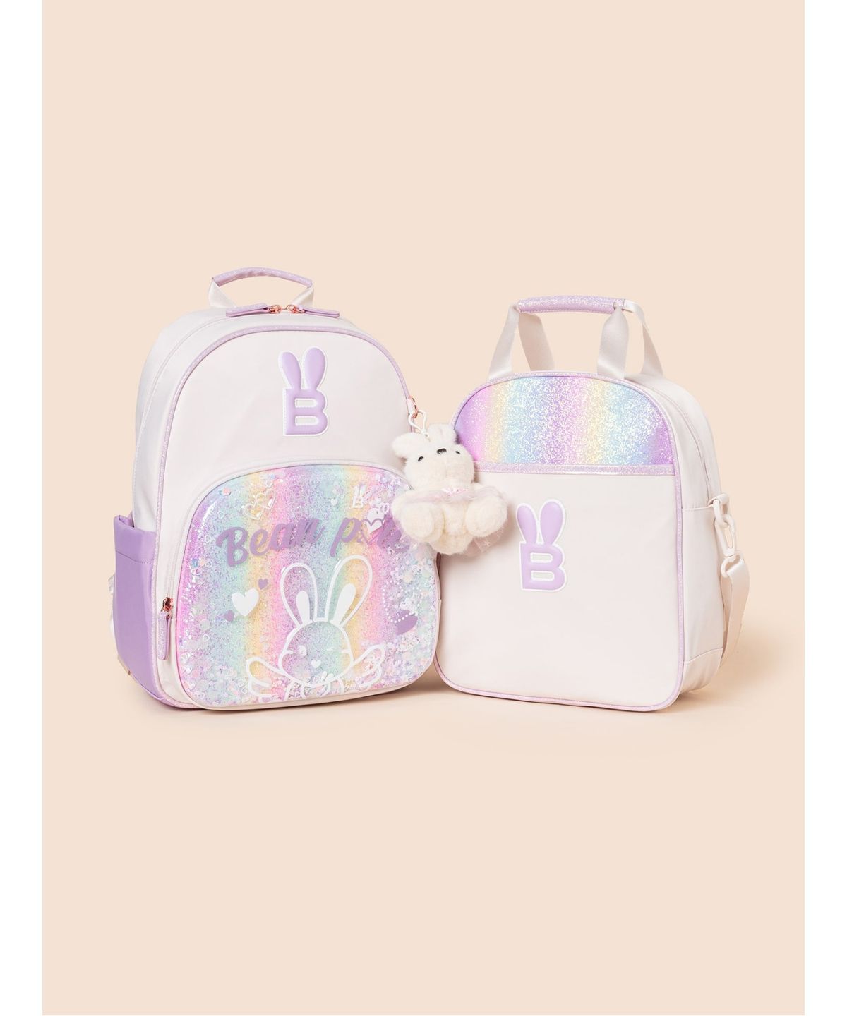 빈폴 키즈(BEANPOLE KIDS) 투명몰드 빙키 책가방 세트  라이트 퍼플 (PS00136860V)