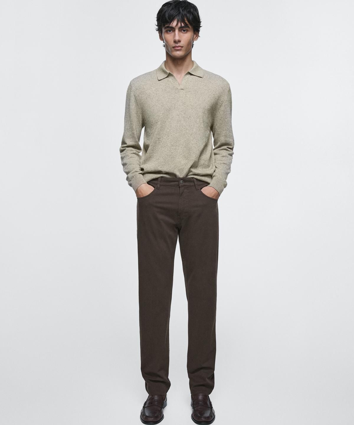 마시모두띠(MASSIMO DUTTI) 테이퍼드핏 진