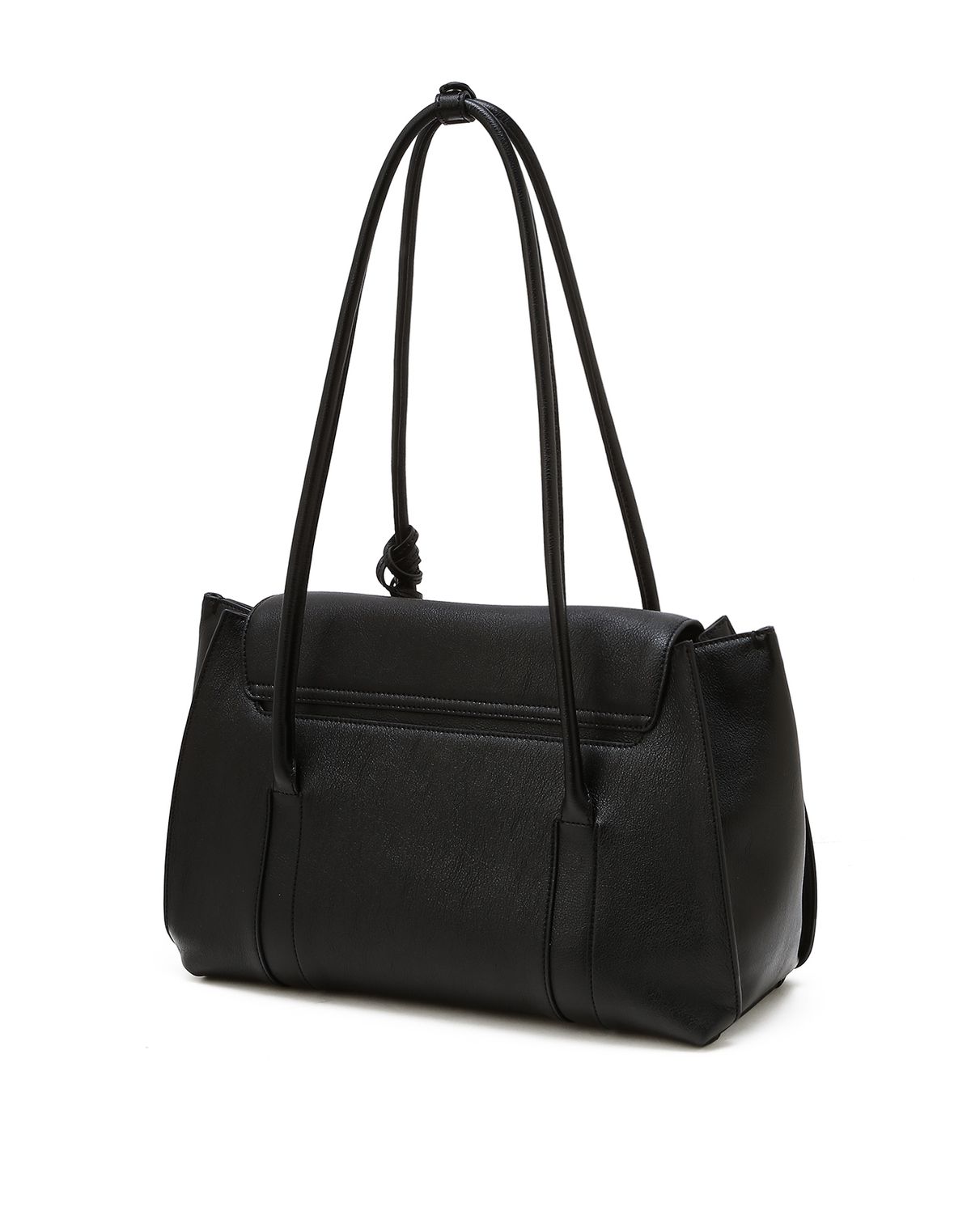 질스튜어트액세서리(JILLSTUART ACC) [AUBE] 가죽 오브 장식 롱숄더 M 블랙