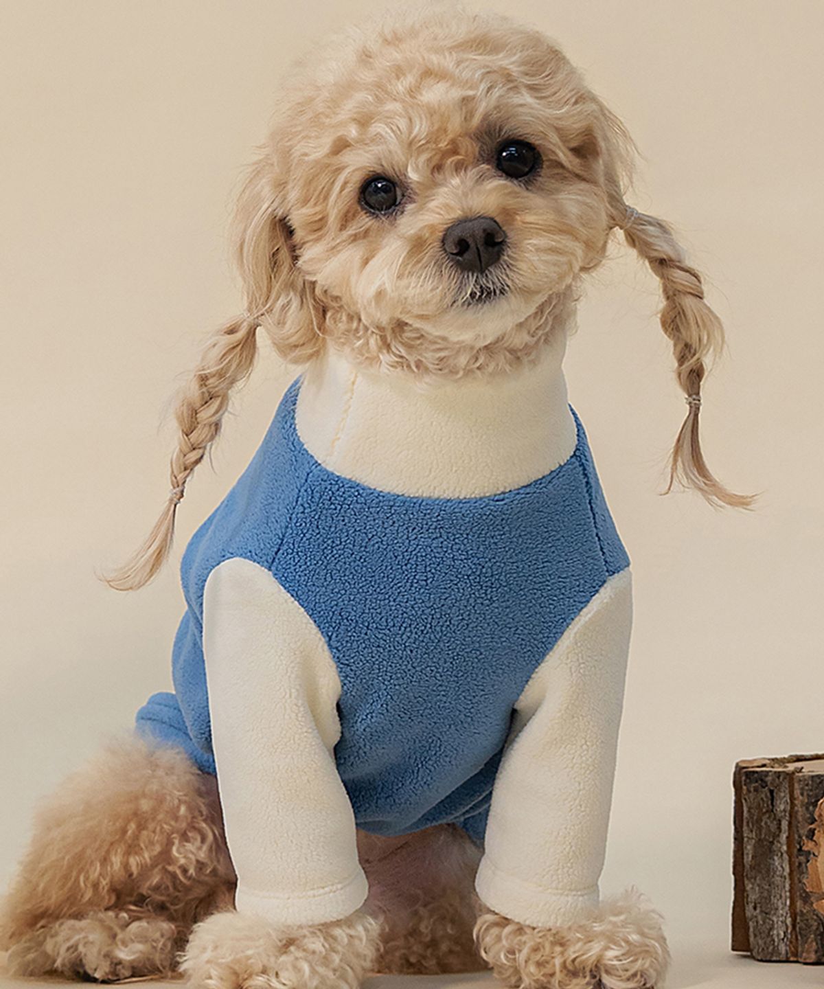 도그아이(DOGI) 강아지 스판 후리스 블루