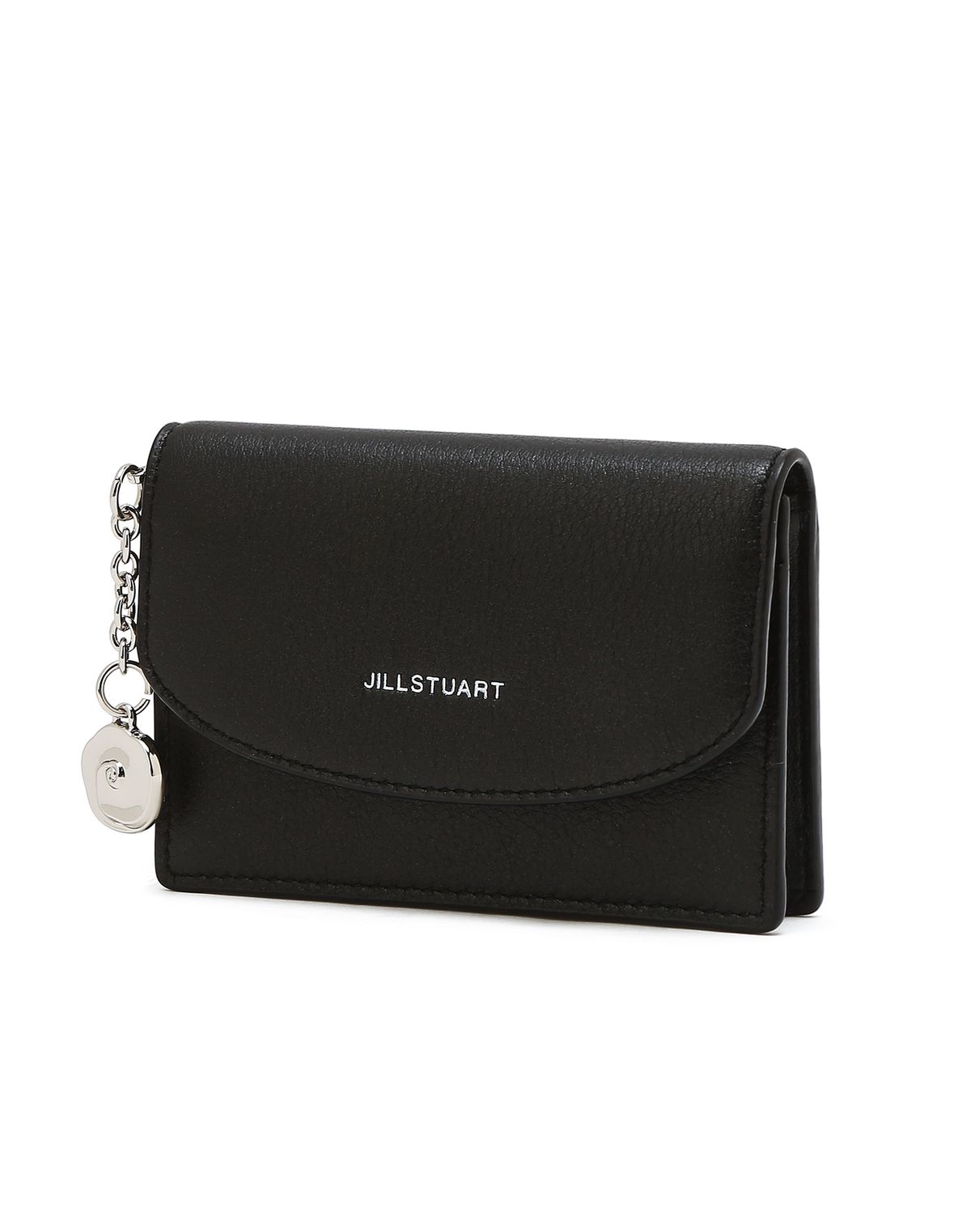 질스튜어트액세서리(JILLSTUART ACC) [ZOE] 플라워참장식 소가죽 명함카드지갑 2color