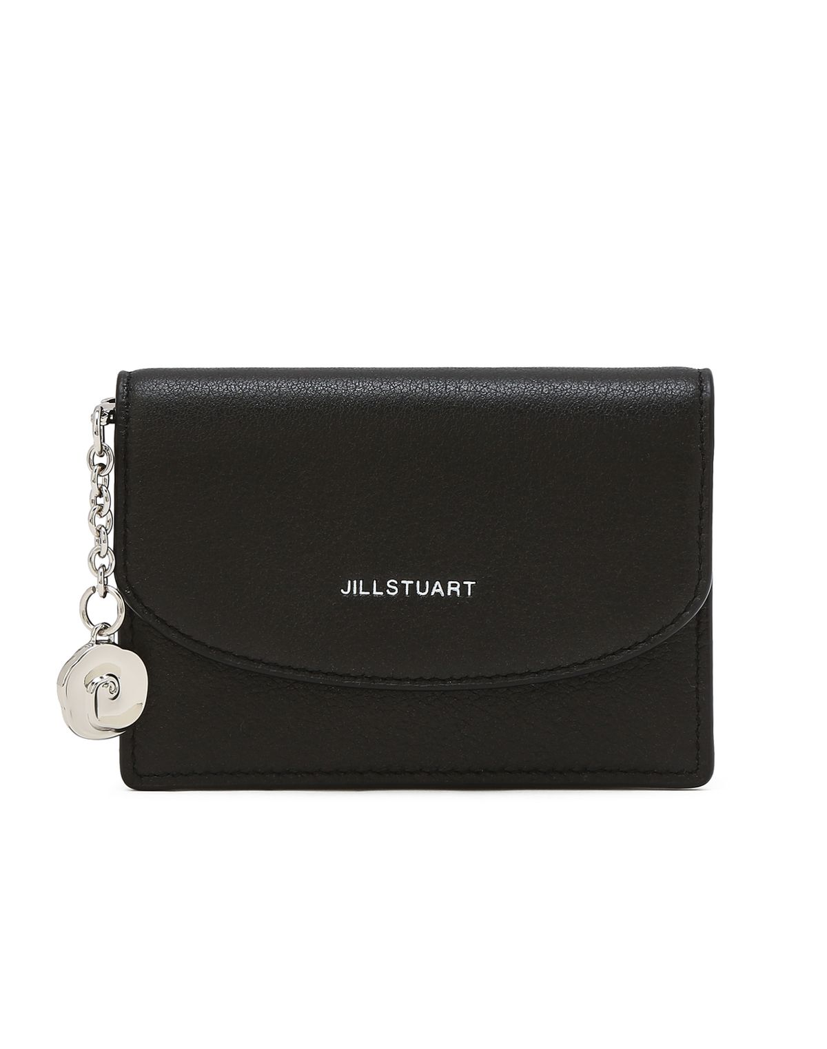 질스튜어트액세서리(JILLSTUART ACC) [ZOE] 플라워참장식 소가죽 명함카드지갑 2color