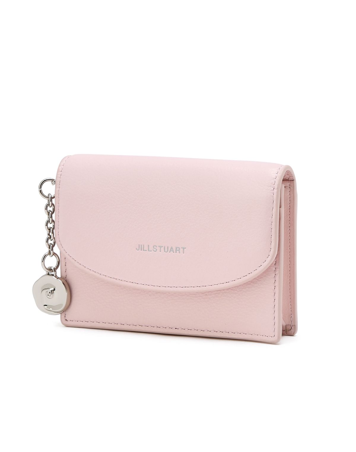 질스튜어트액세서리(JILLSTUART ACC) [ZOE] 플라워참장식 소가죽 명함카드지갑 2color