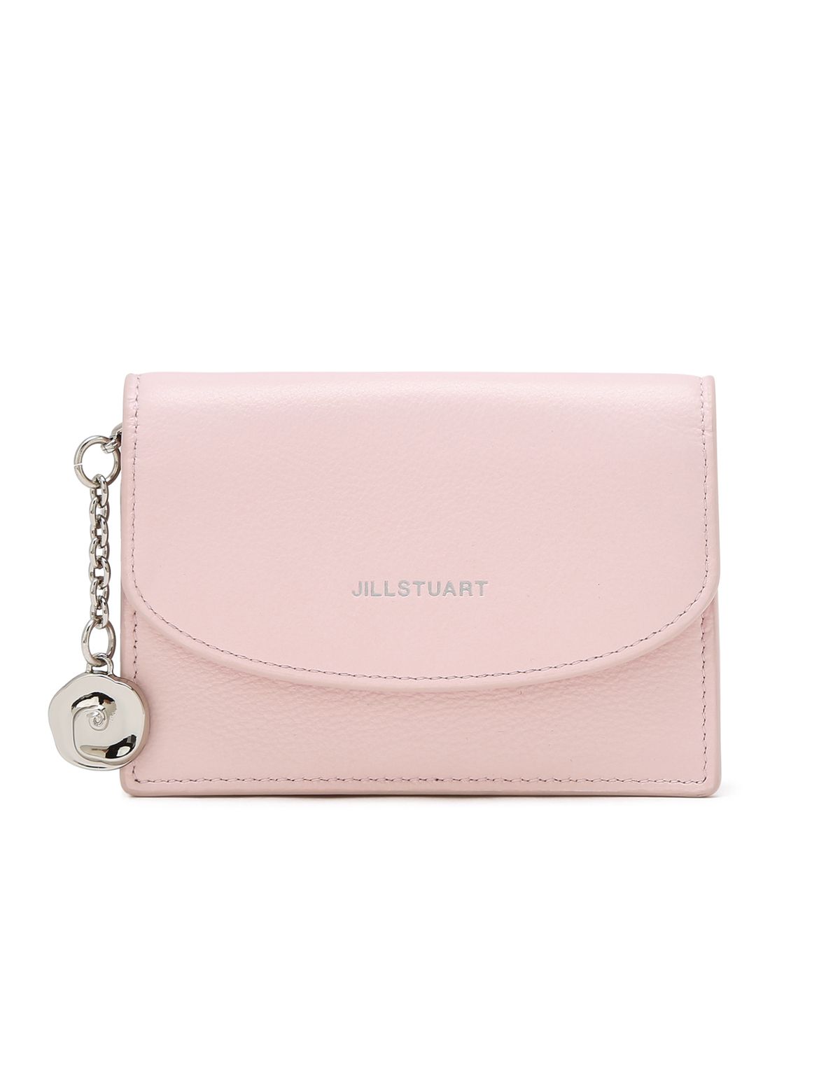 질스튜어트액세서리(JILLSTUART ACC) [ZOE] 플라워참장식 소가죽 명함카드지갑 2color