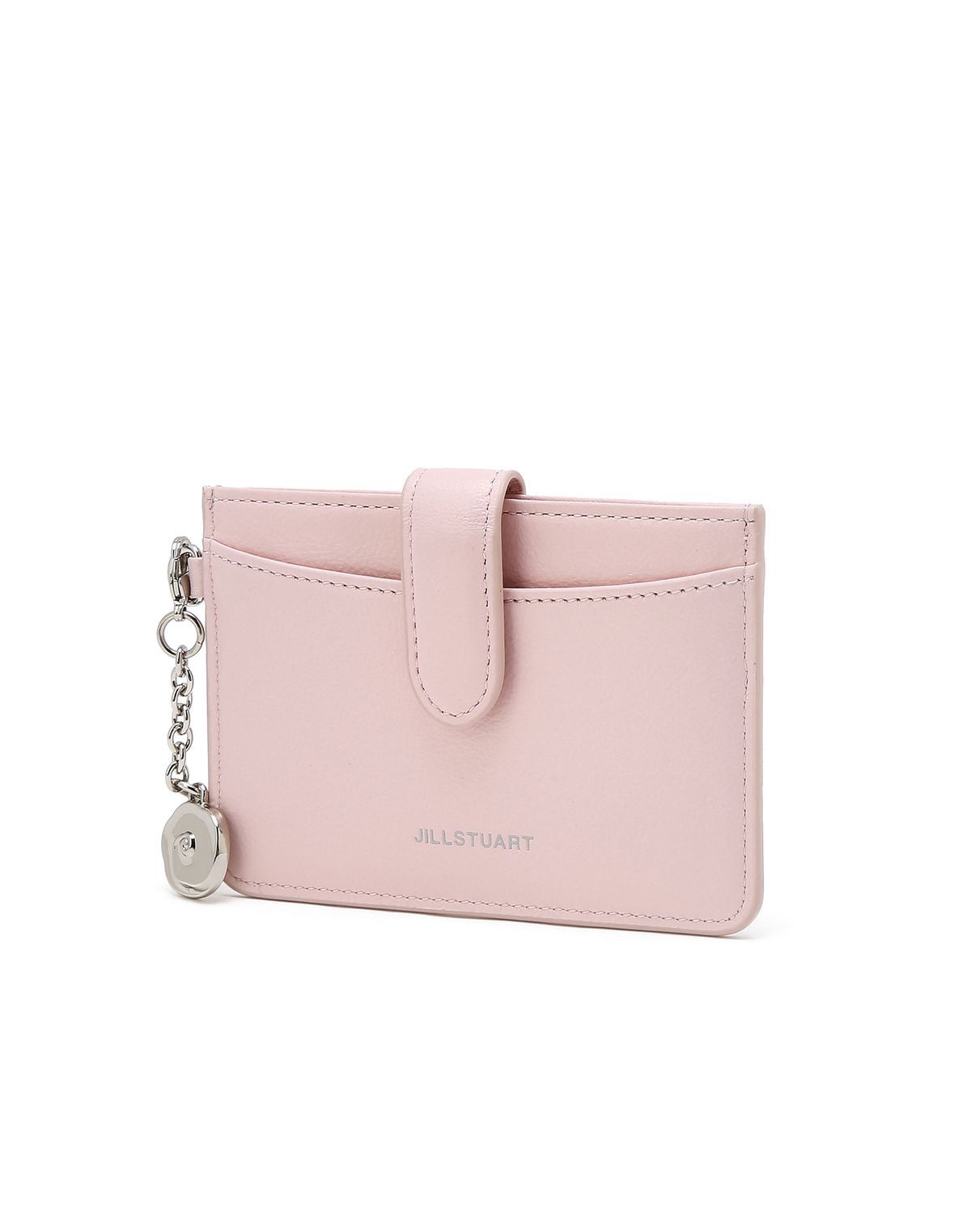질스튜어트액세서리(JILLSTUART ACC) [ZOE] 플라워참장식 소가죽 카드지갑 2color