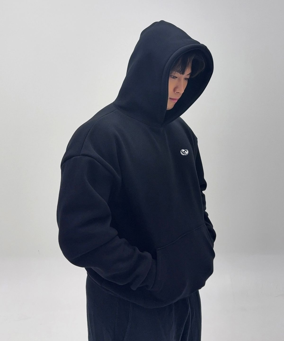 바벨웍스(BARBELLWORKS) 실리콘 헤비고중량 이중지후드티셔츠