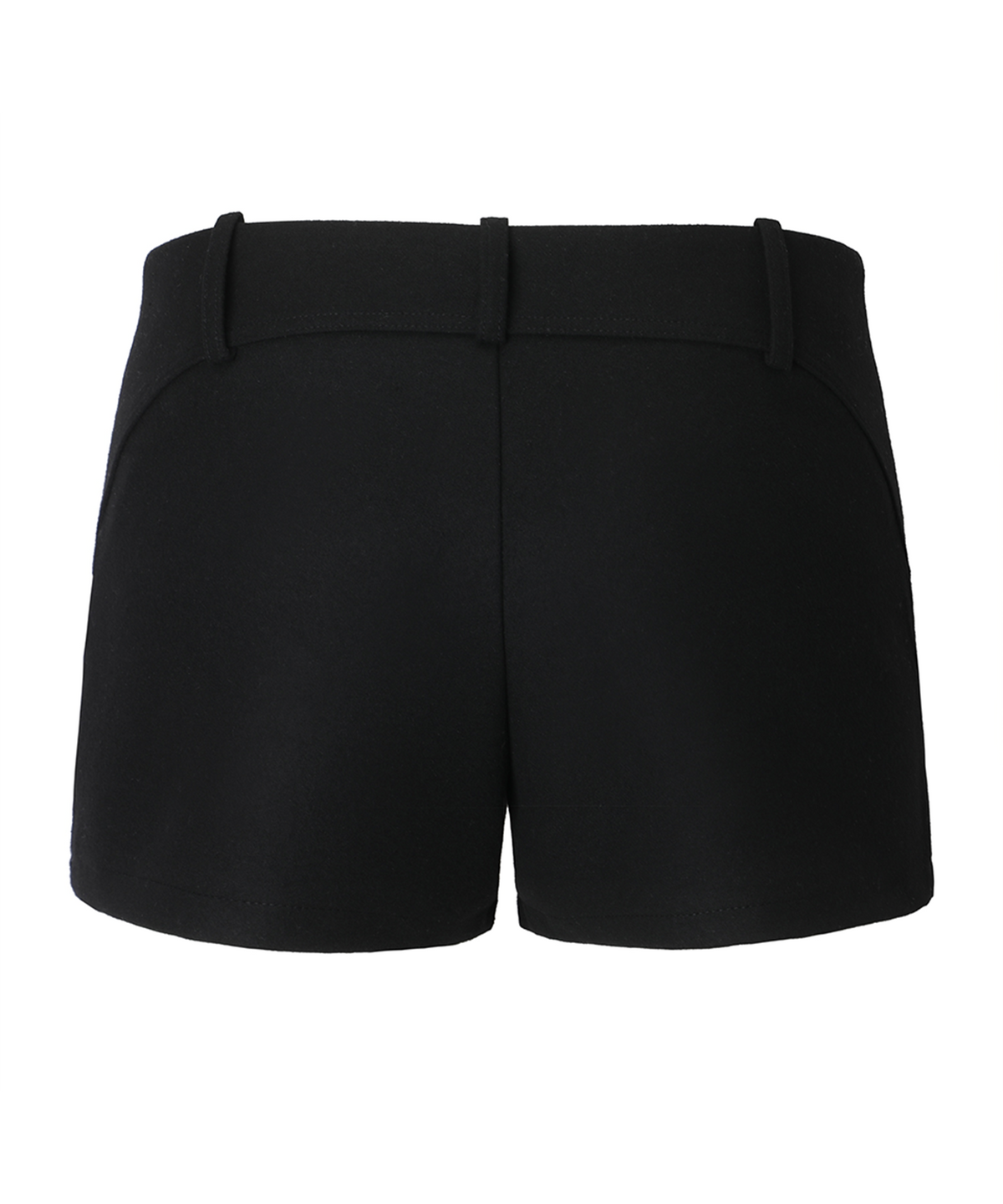 이네기(INEGI) Curved Line Shorts (black)
