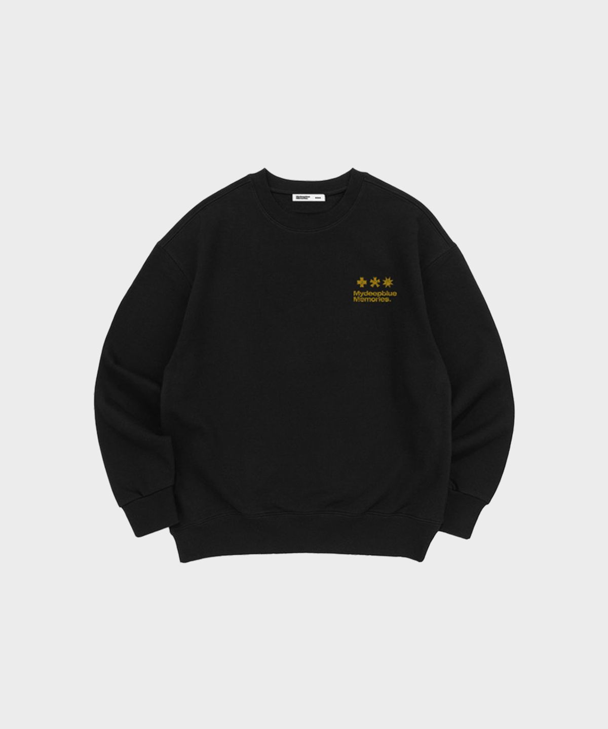 마이딥블루메모리즈(MY DEEP BLUE MEMORIES) 90s MM SYMBOL LOGO MTM (BLACK)