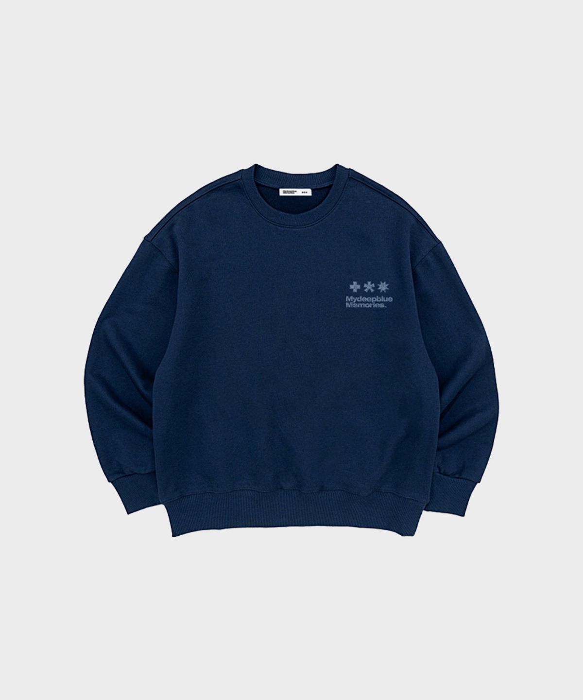 마이딥블루메모리즈(MY DEEP BLUE MEMORIES) 90s MM SYMBOL LOGO MTM (NAVY)