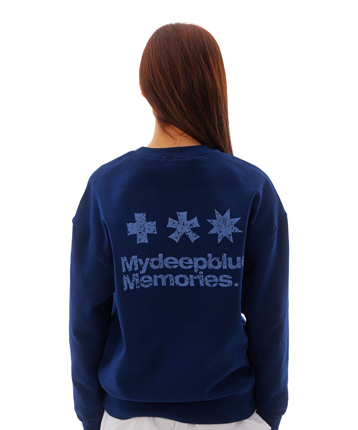 마이딥블루메모리즈(MY DEEP BLUE MEMORIES) 90s MM SYMBOL LOGO MTM (NAVY)