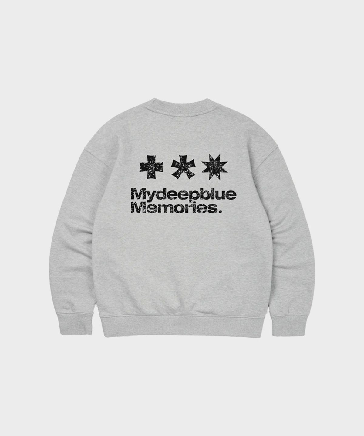 마이딥블루메모리즈(MY DEEP BLUE MEMORIES) 90s MM SYMBOL LOGO MTM (GREY)