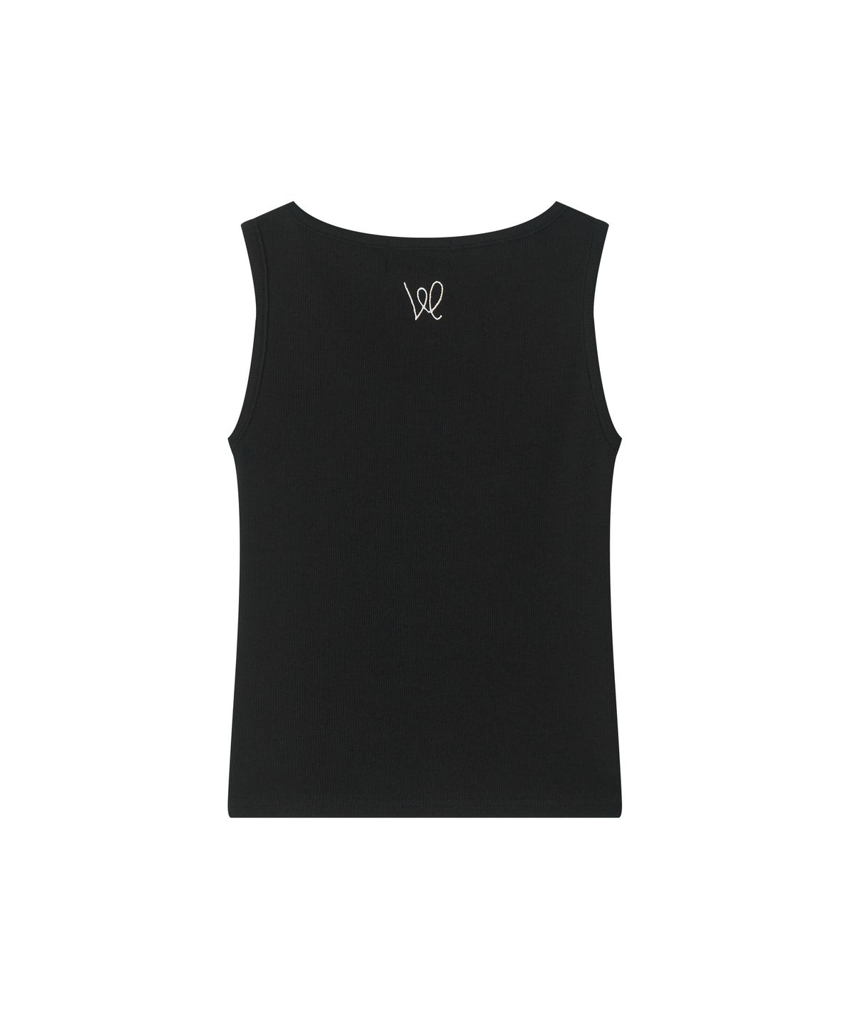 벨르(VELLE) VELLE Symbol Sleeveless Top_Black