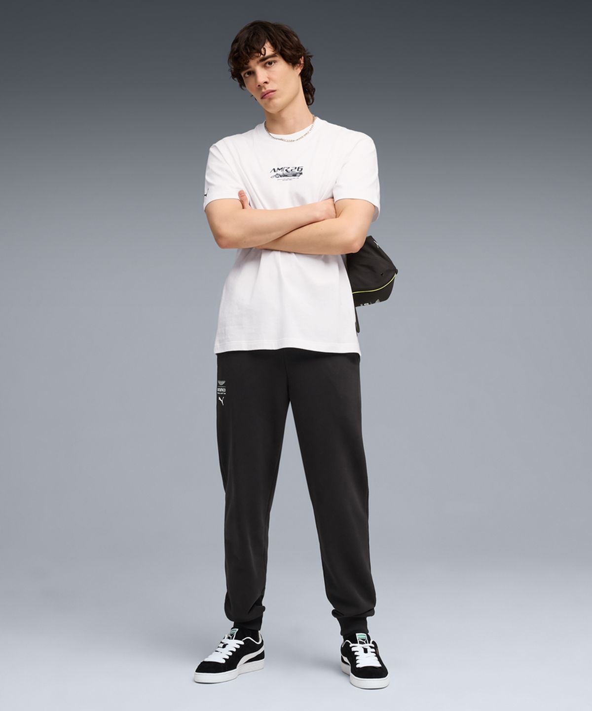푸마(PUMA) AMF1 그래픽 티 2 (레귤러) - 화이트 / 635388-02