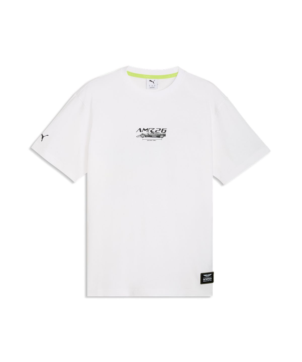 푸마(PUMA) AMF1 그래픽 티 2 (레귤러) - 화이트 / 635388-02