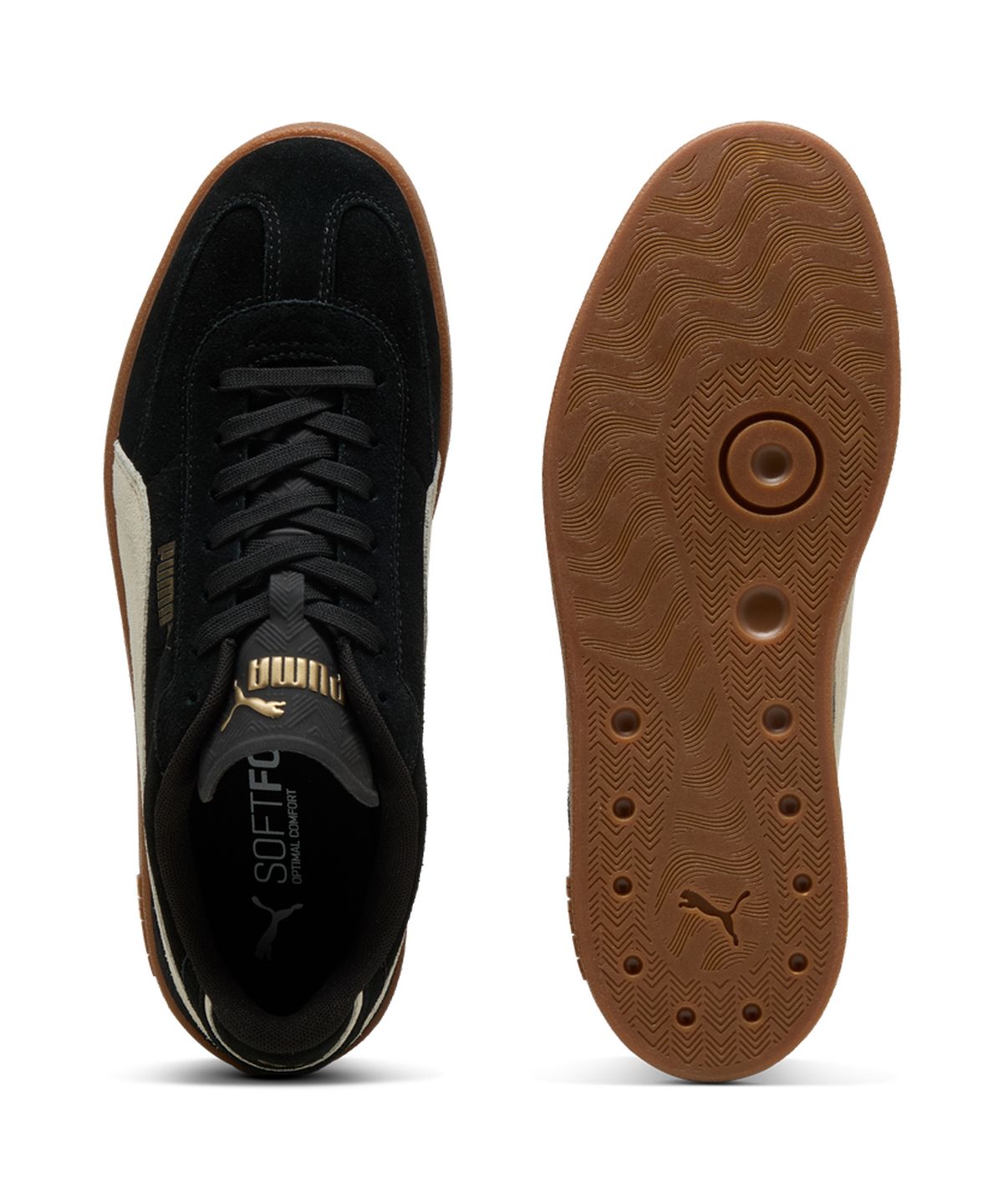 푸마(PUMA) 클럽 II 에라 스웨이드 - 블랙:알파인스노우 / 400717-01