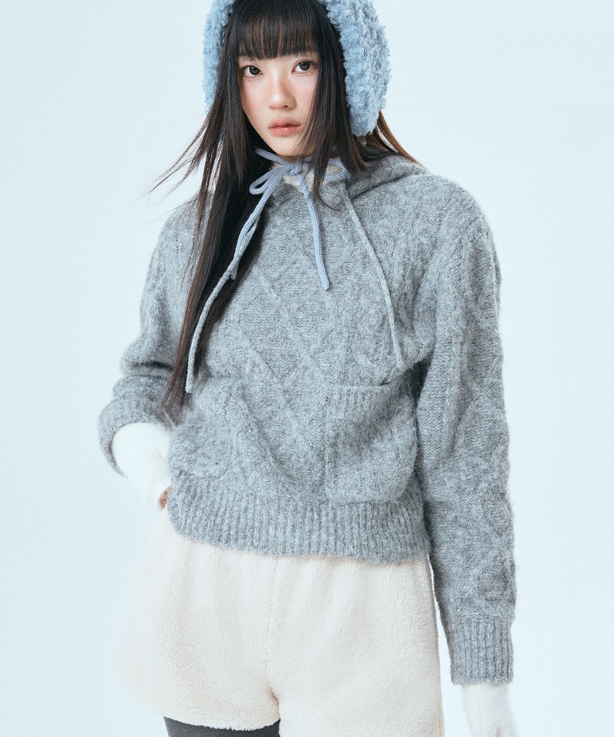미쏘(MIXXO) 플리스 밴딩 숏팬츠_MIWTHG11SS