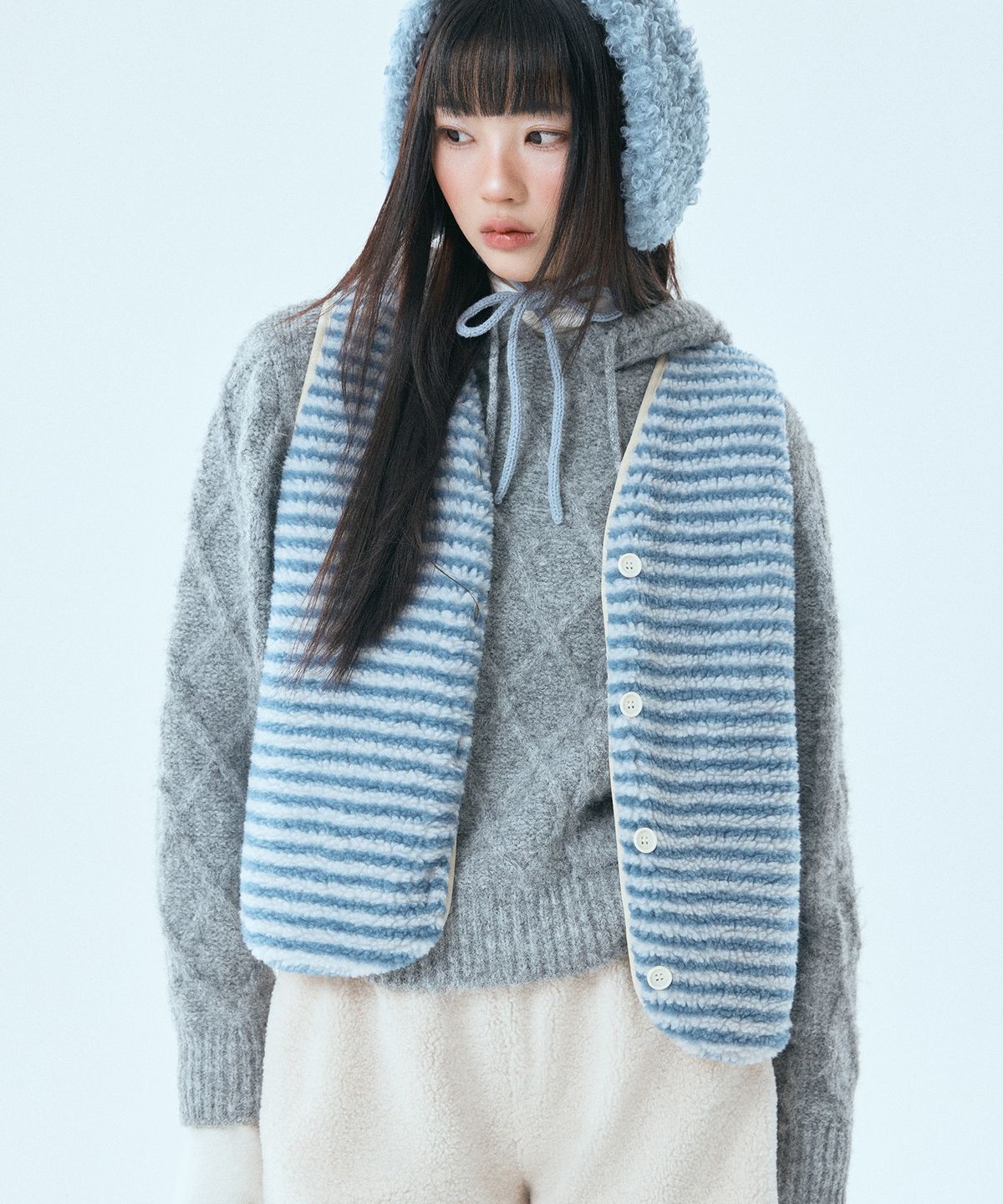 미쏘(MIXXO) 플리스 밴딩 숏팬츠_MIWTHG11SS