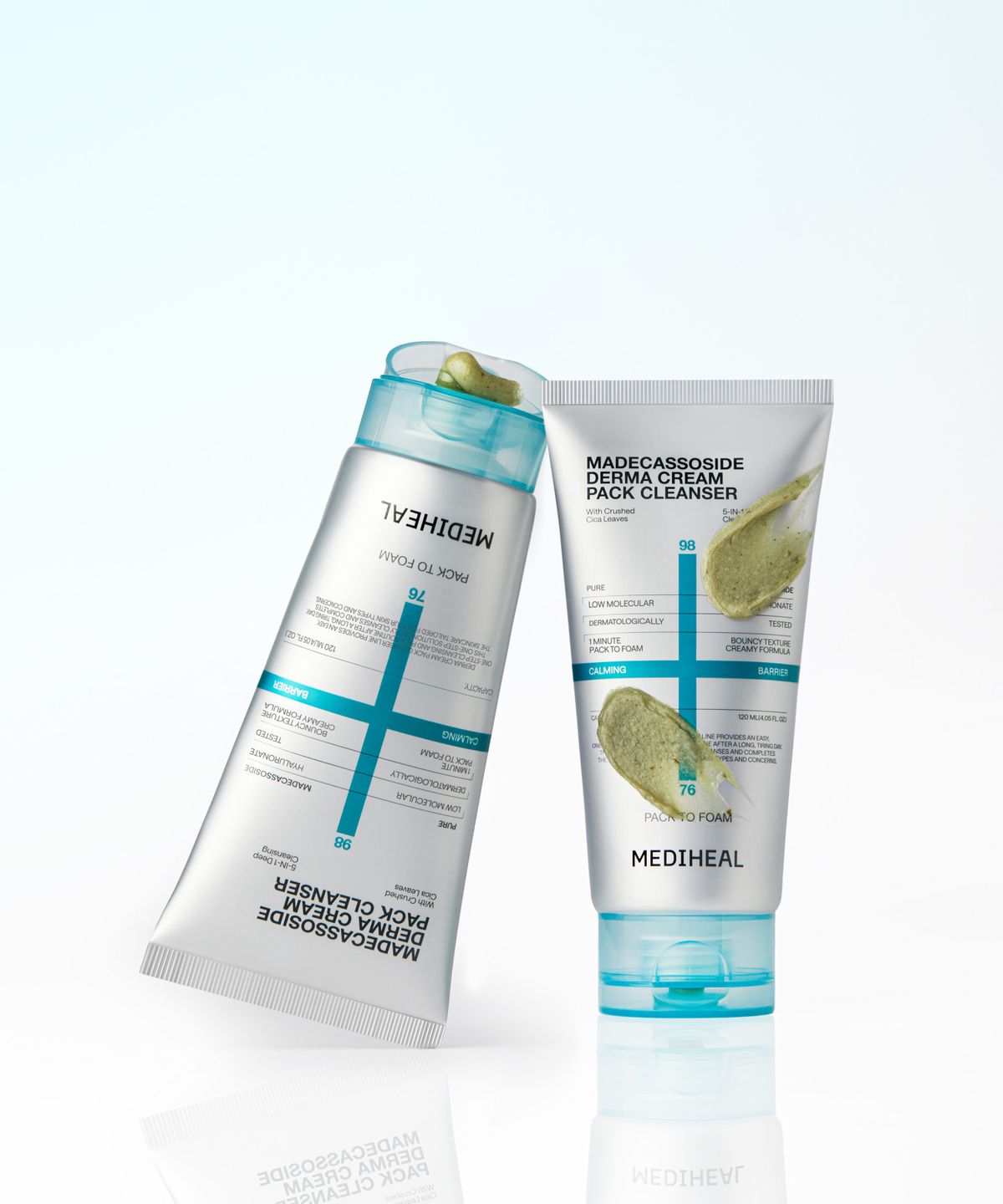 메디힐(MEDIHEAL) 더마 크림 팩 클렌저 120ml_마데카소사이드 [진정 장벽]
